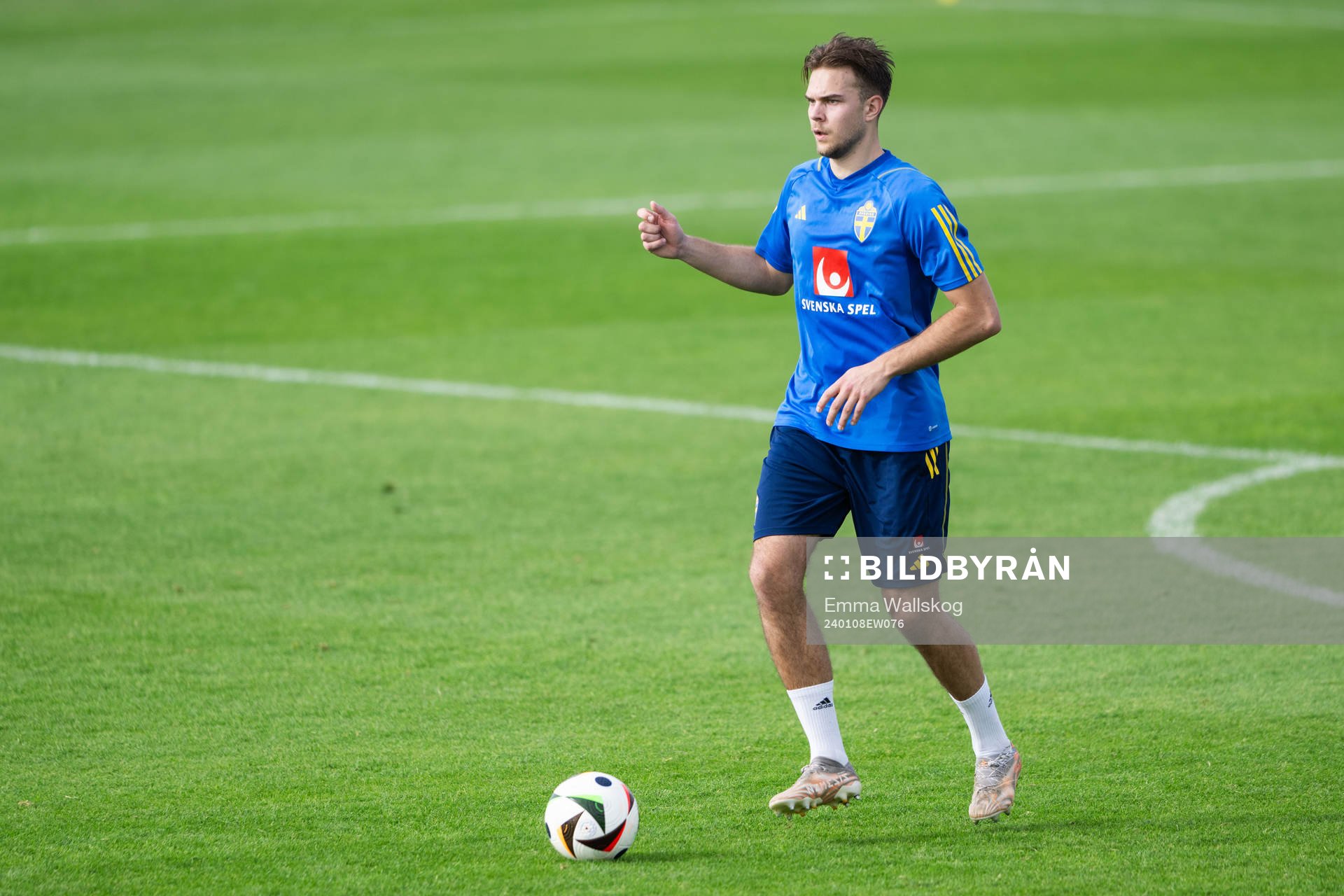 Anton Eriksson of the Swedish men's football national team