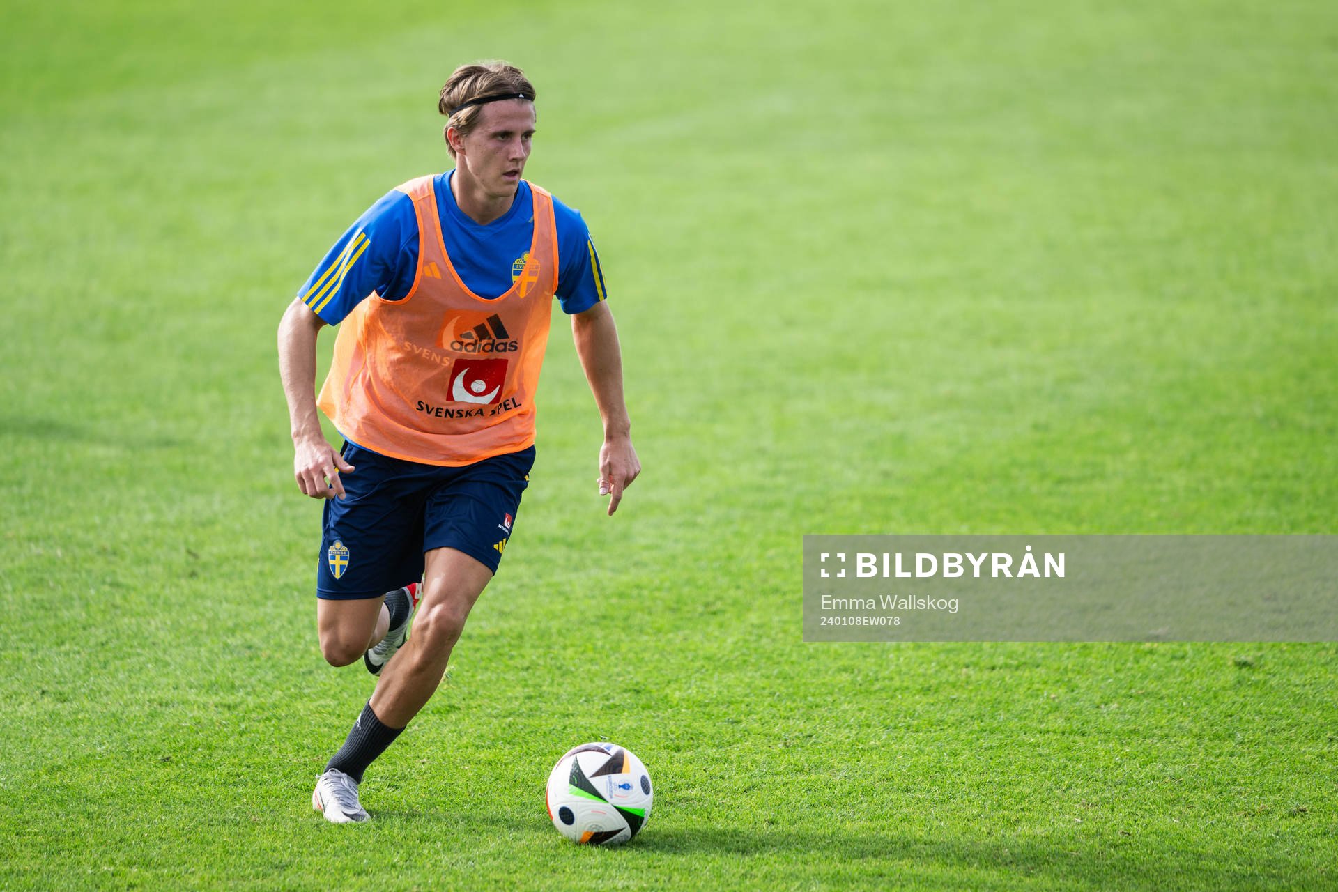 Erik Ahlstrand of the Swedish men's football national team