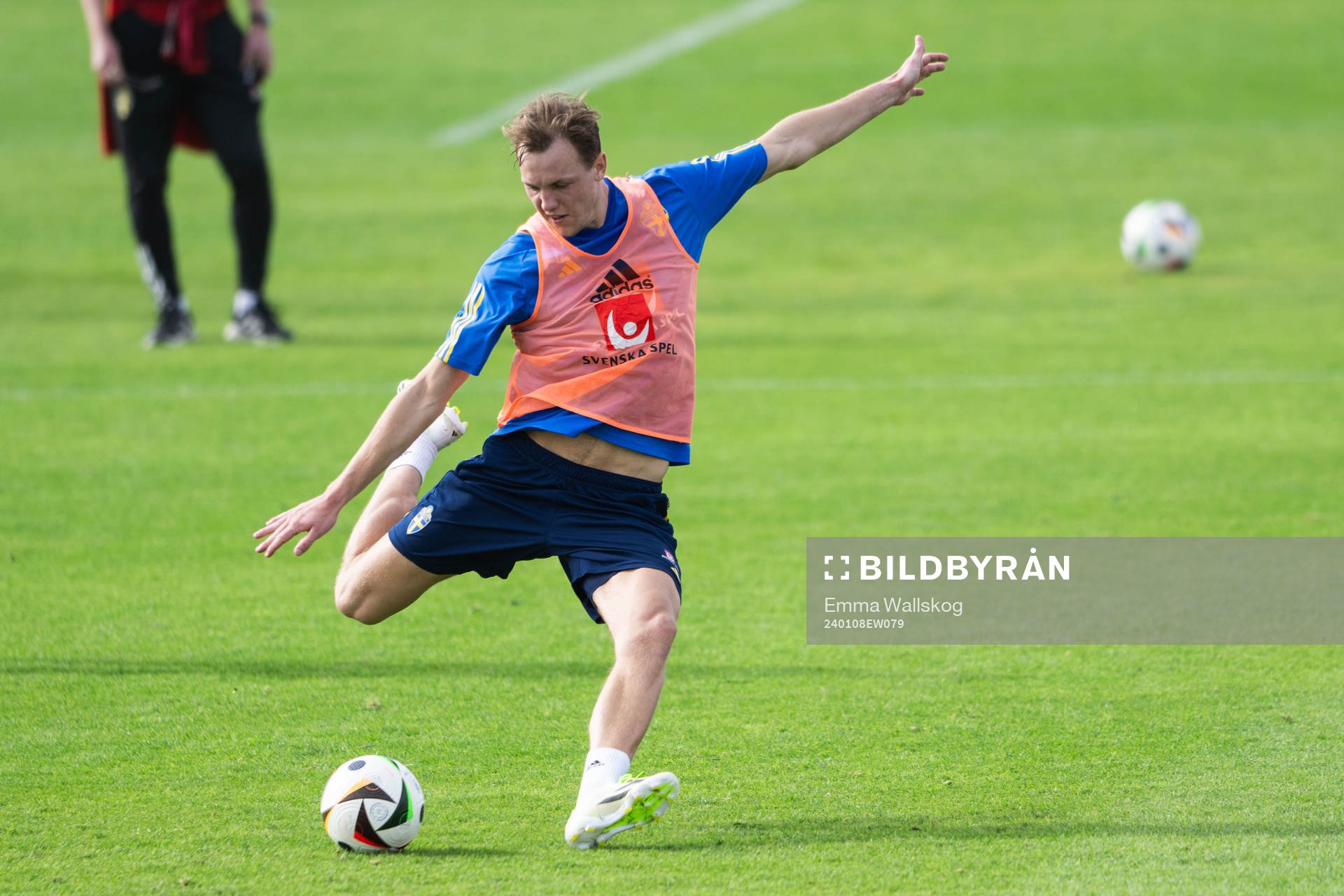 Adam Carlén of the Swedish men's football national team at