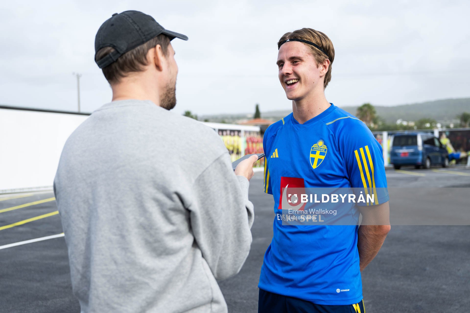 Erik Ahlstrand of the Swedish men's football national team