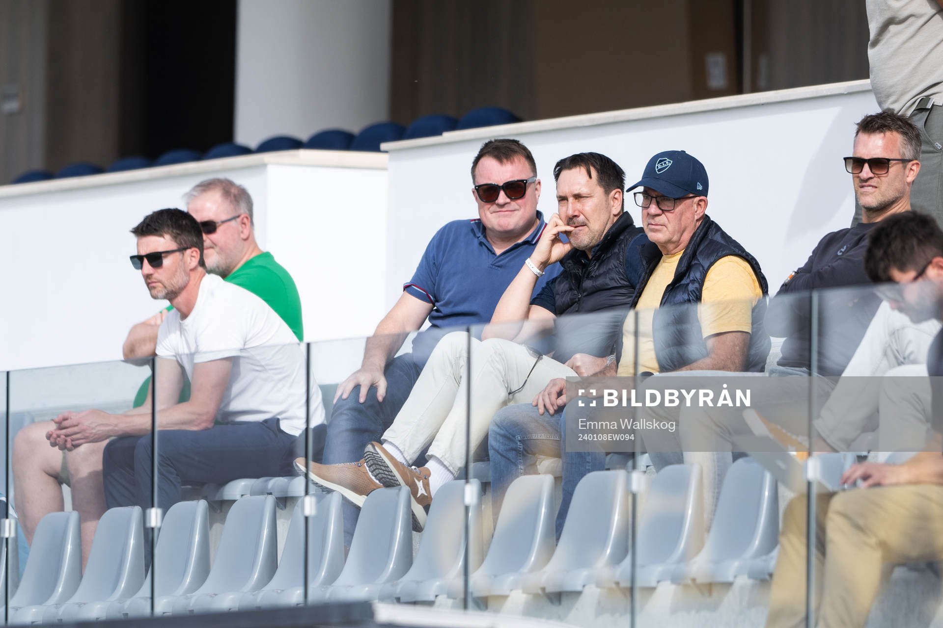 Sports coordinator of Djurgården Peter Kisfaludy at a training session with the Swedish men's football national team on January 8, 2024 in Paphos.