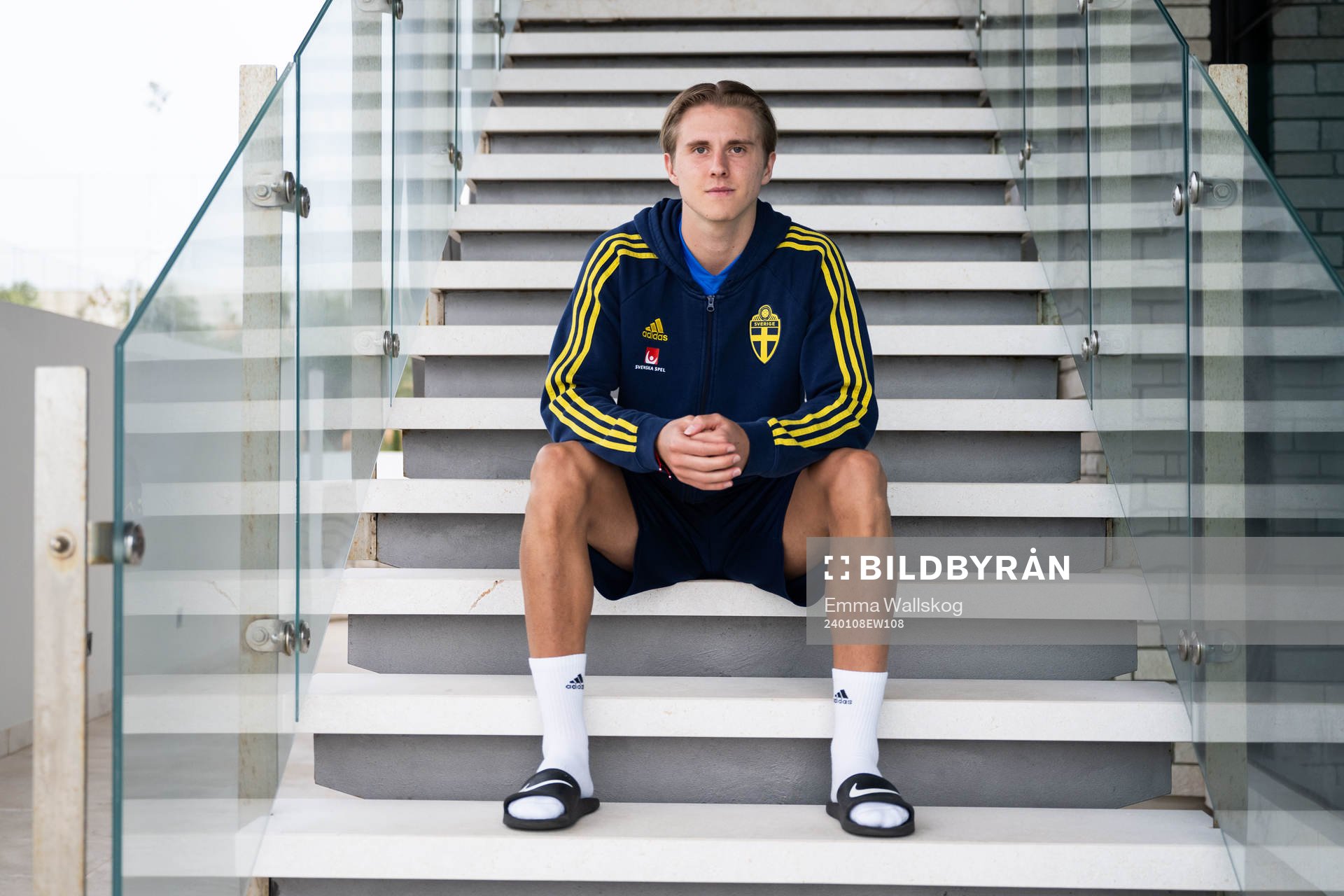 Erik Ahlstrand of the Swedish men's football national team