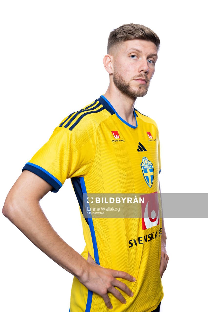 Anton Salétros of the Swedish men's football national team