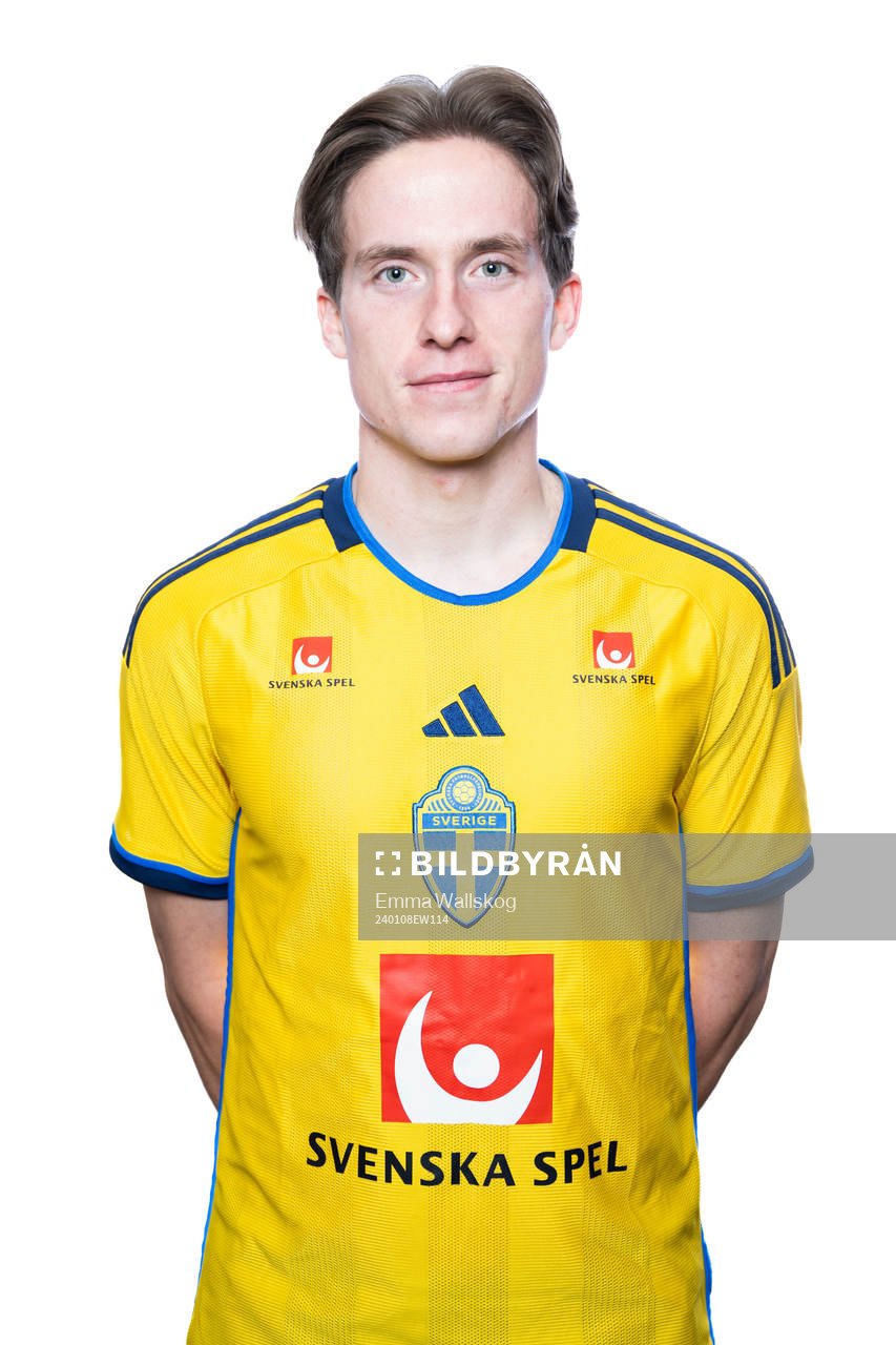 Johan Karlsson of the Swedish men's football national team