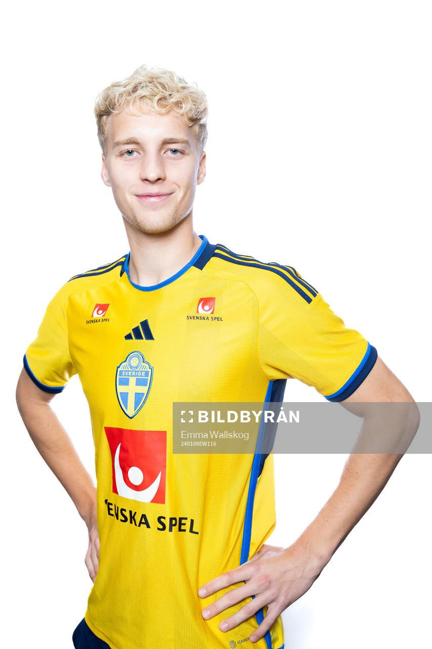Victor Larsson of the Swedish men's football national team