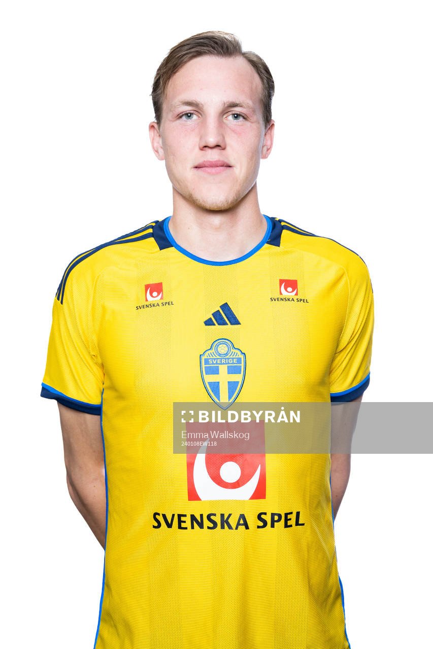 Adam Carlén of the Swedish men's football national team