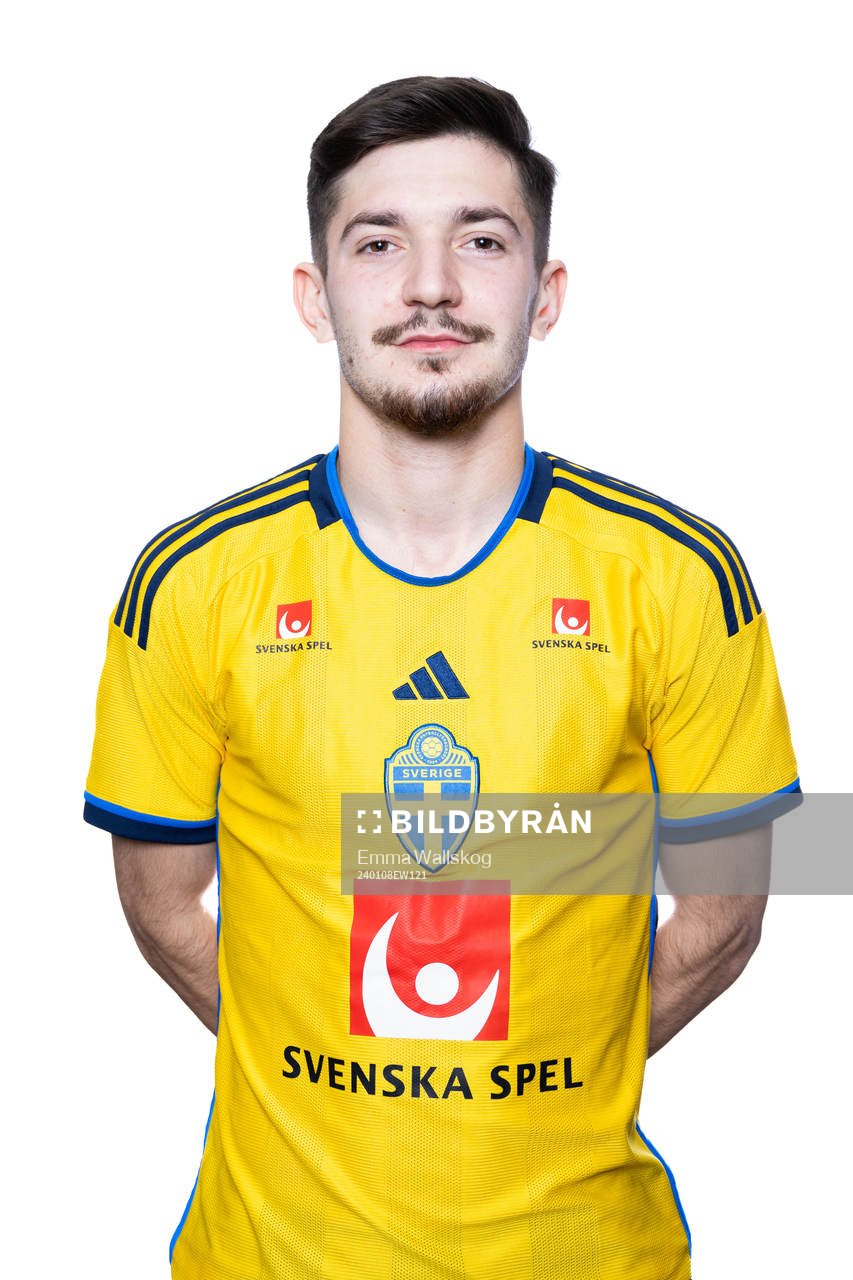 Armin Gigovic of the Swedish men's football national team