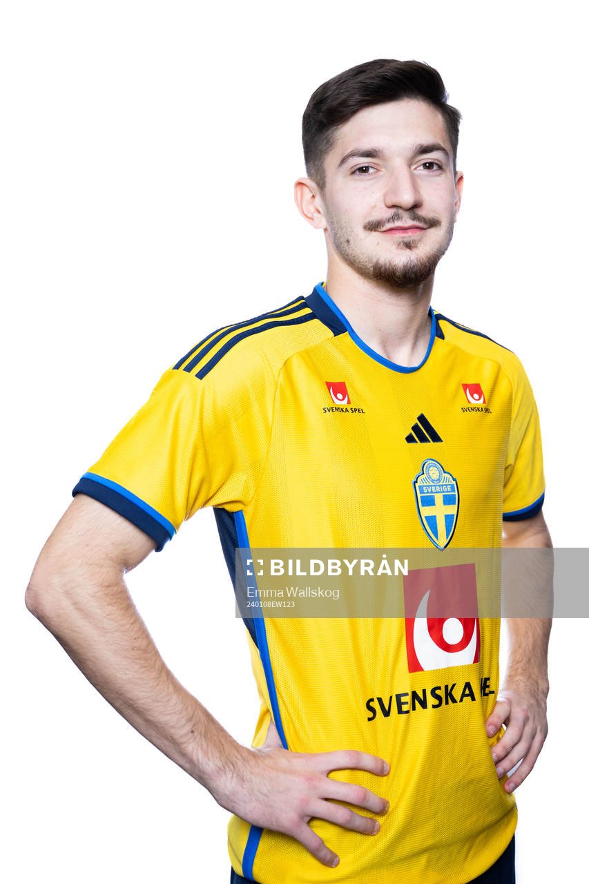Armin Gigovic of the Swedish men's football national team