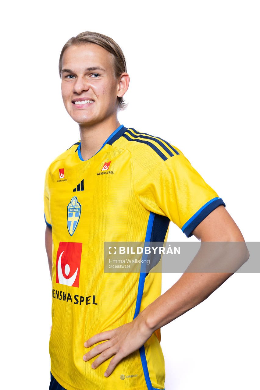 Markus Karlsson of the Swedish men's football national team