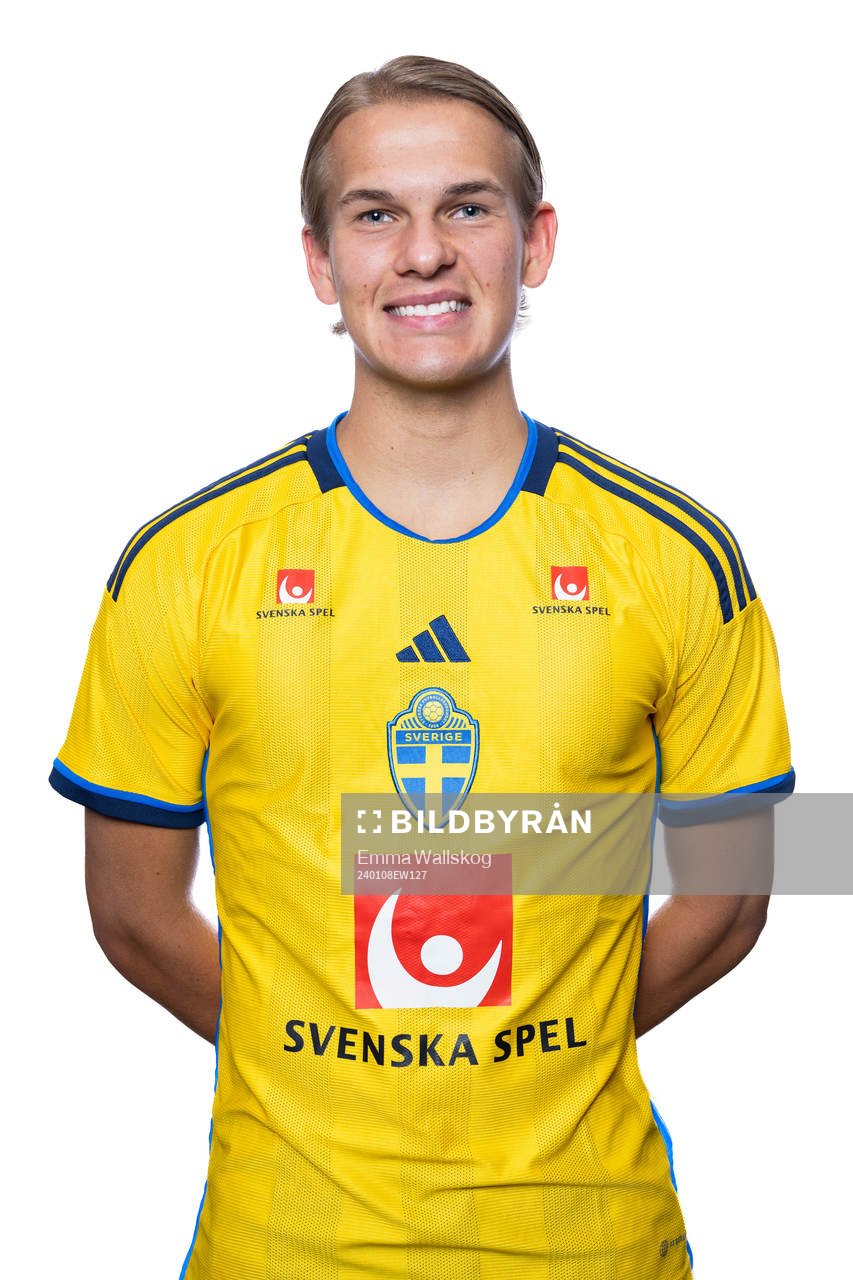 Markus Karlsson of the Swedish men's football national team