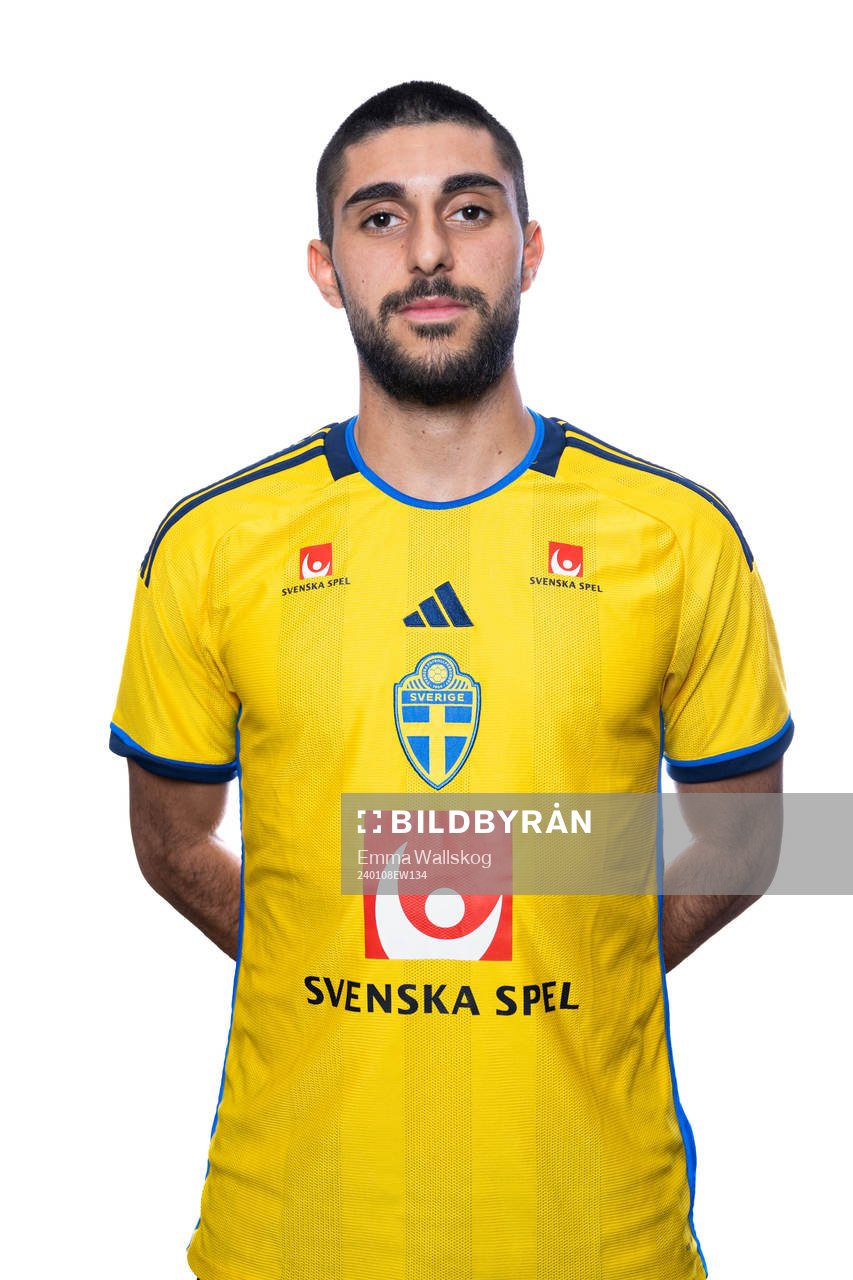 Rami Al Hajj of the Swedish men's football national team