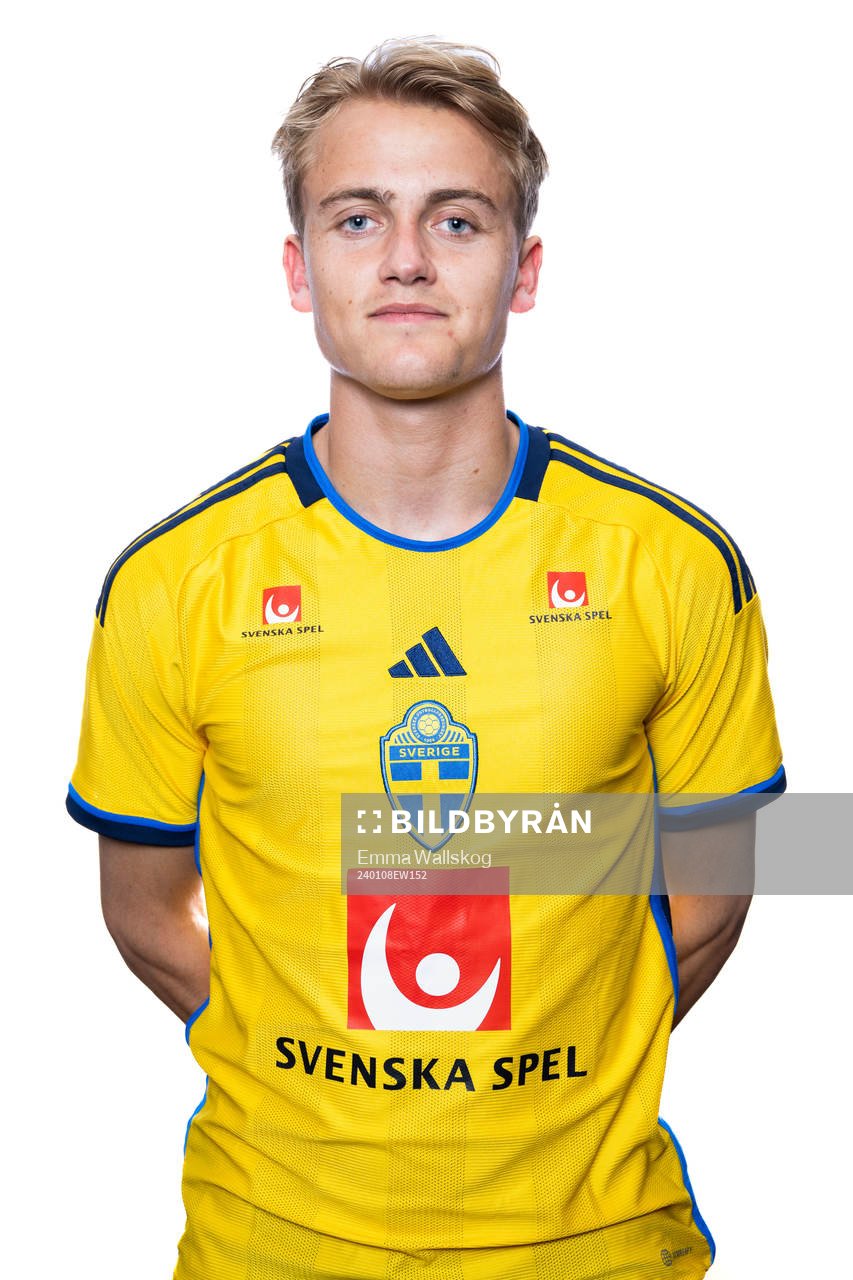 Oskar Fallenius of the Swedish men's football national team
