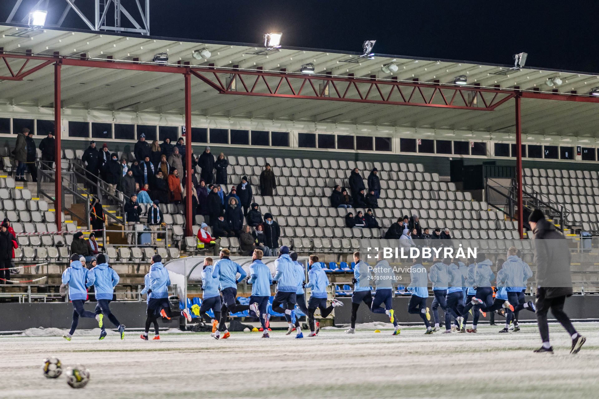 Glest på läktarna