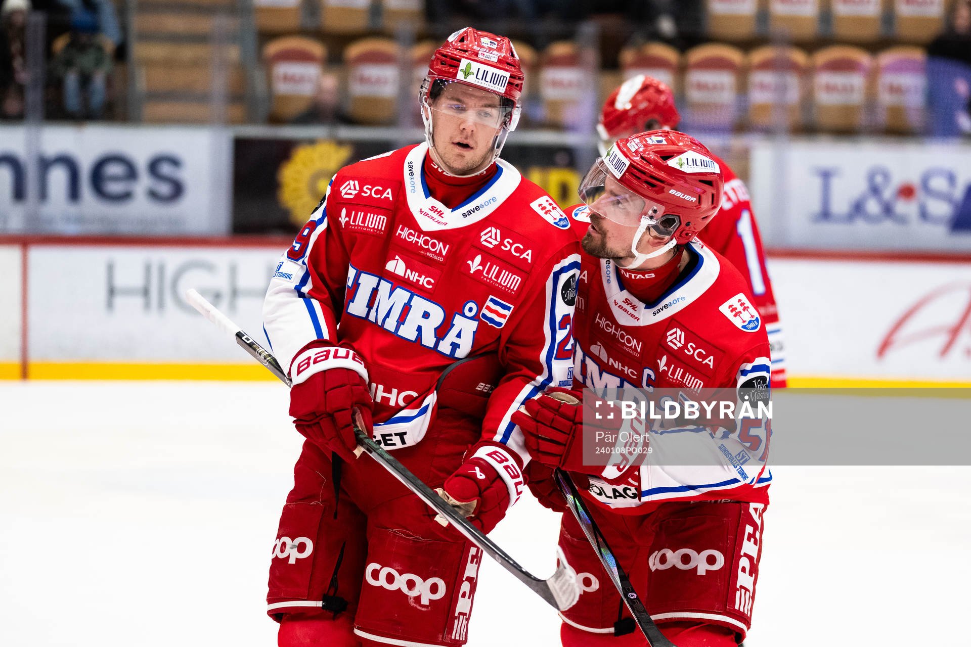 Timrås Filip Hållander och Anton Lander