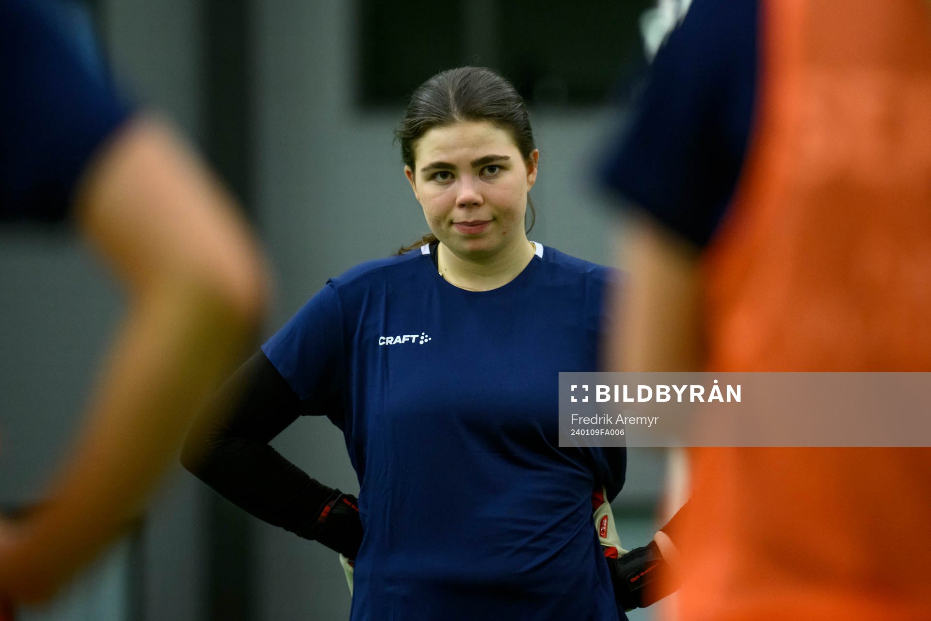 Målvakt Lisa Hall