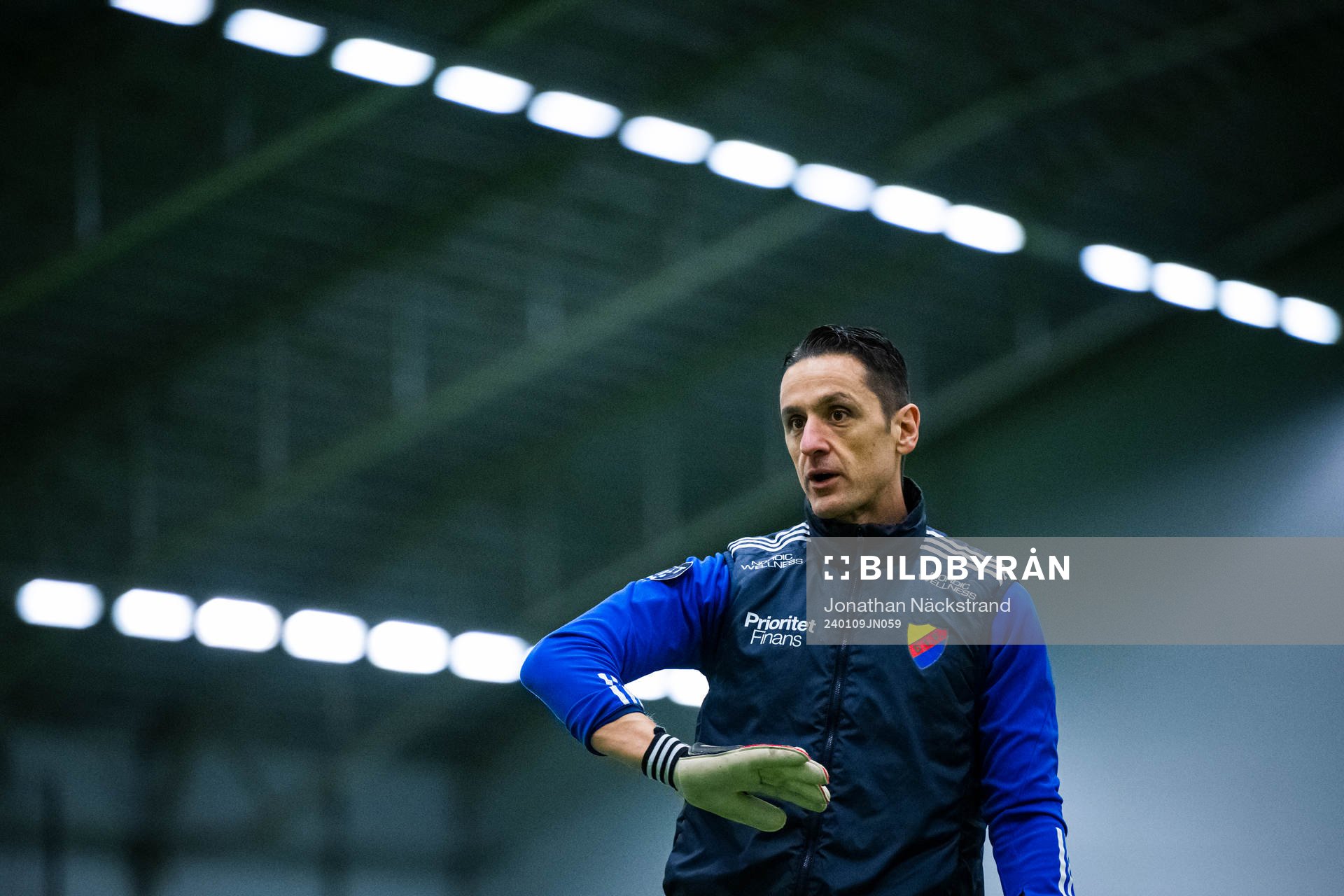 Djurgårdens målvaktstränare Nikos Gkoulios
