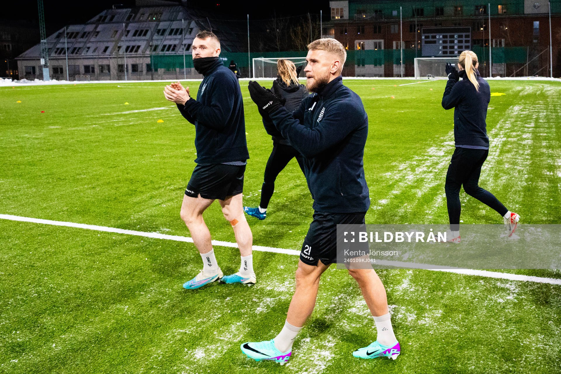 Hammarbys Mads Fenger Nielsen och Simon Strand