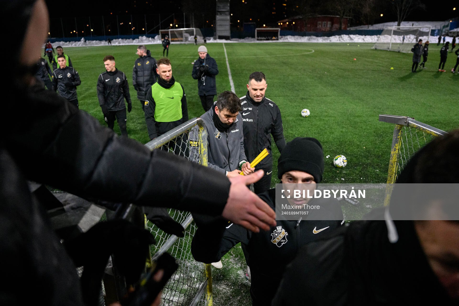 Spelarna tackar publiken