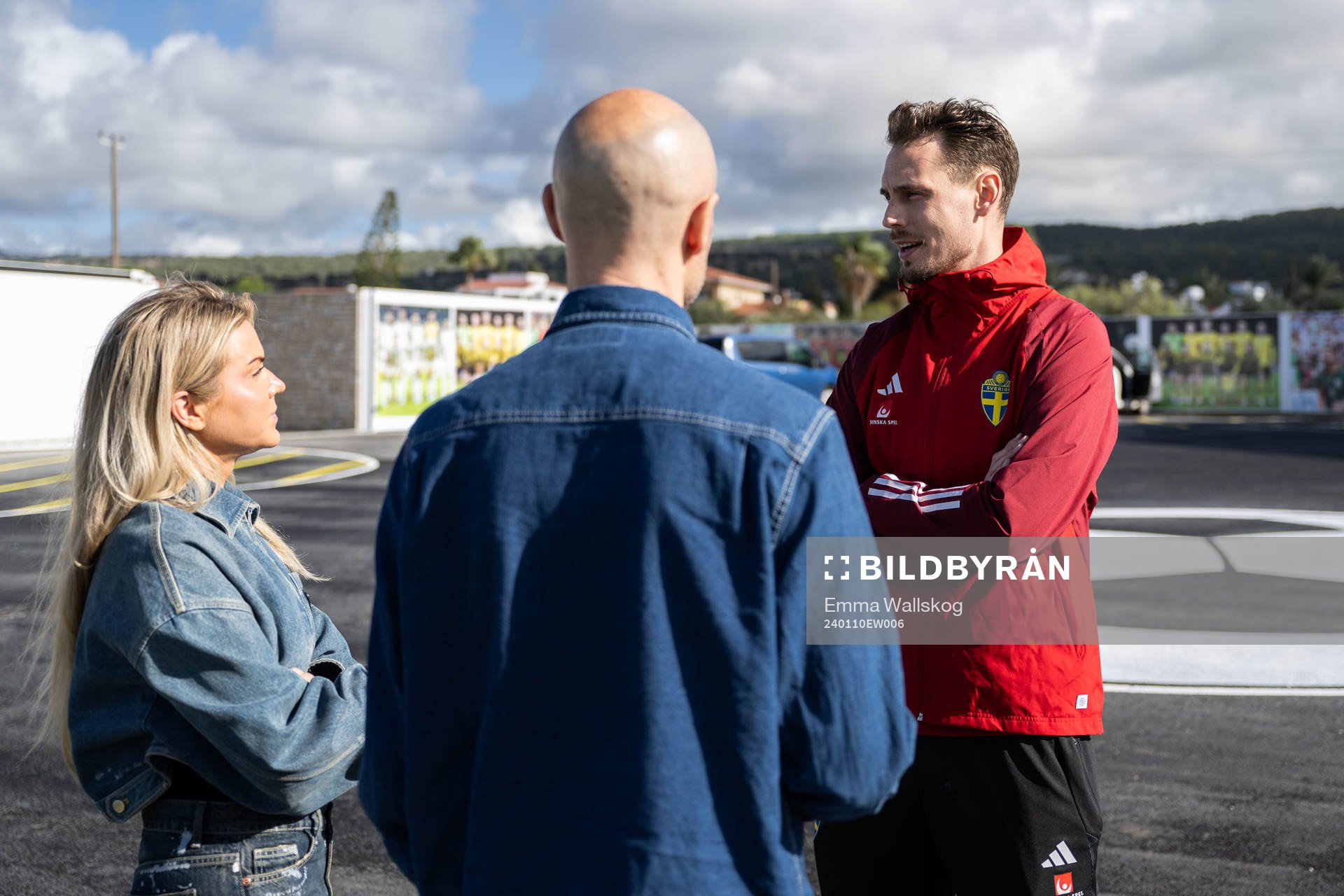 Interim coach Daniel Bäckström of the Swedish men's