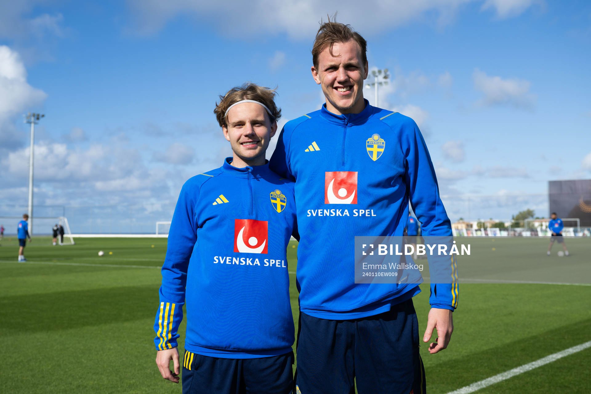 Oscar Pettersson and Adam Carlén of the Swedish men's