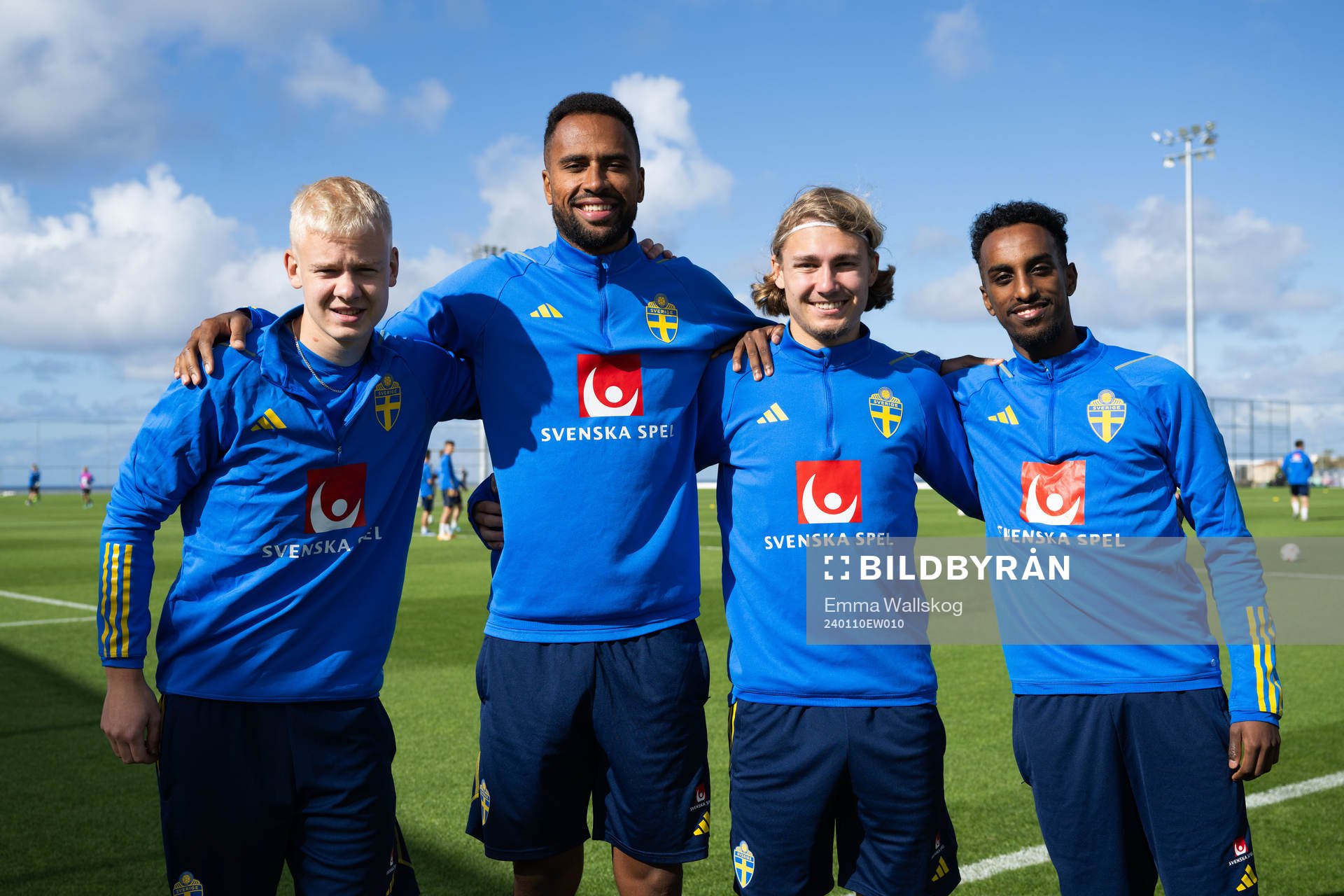 Otto Rosengren, Isaac Kiese Thelin, Sebastian Nanasi and