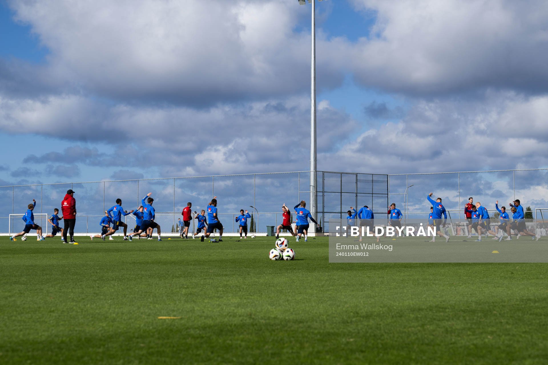 Players of the Swedish men's football national team at a