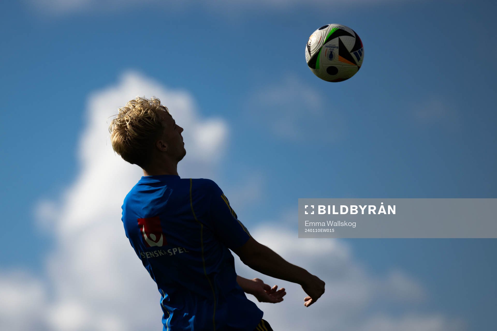 Victor Larsson of the Swedish men's football national team