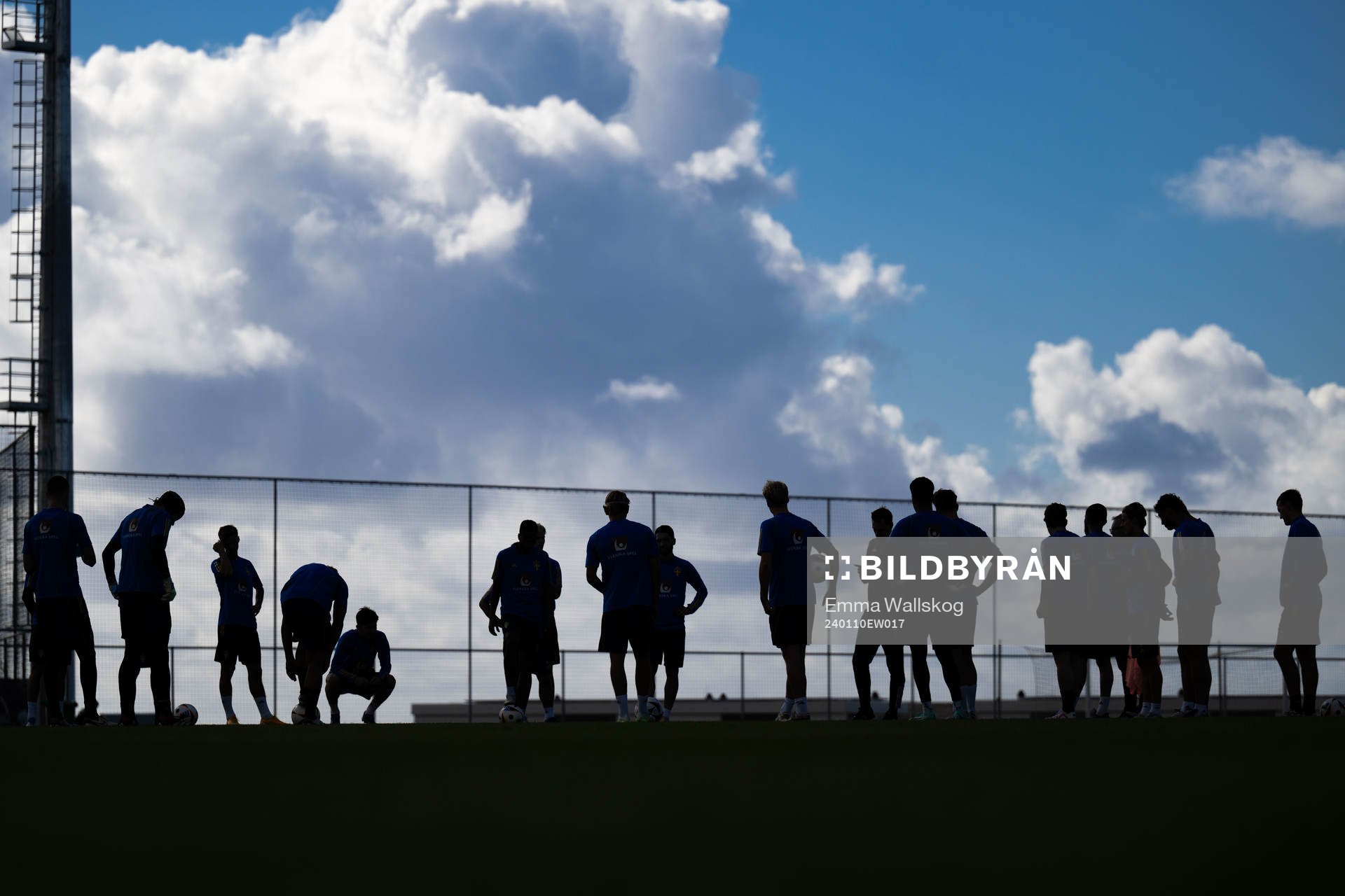 Players of the Swedish men's football national team at a