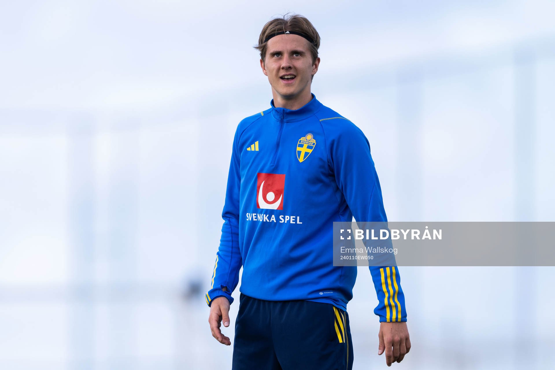 Erik Ahlstrand of the Swedish men's football national team