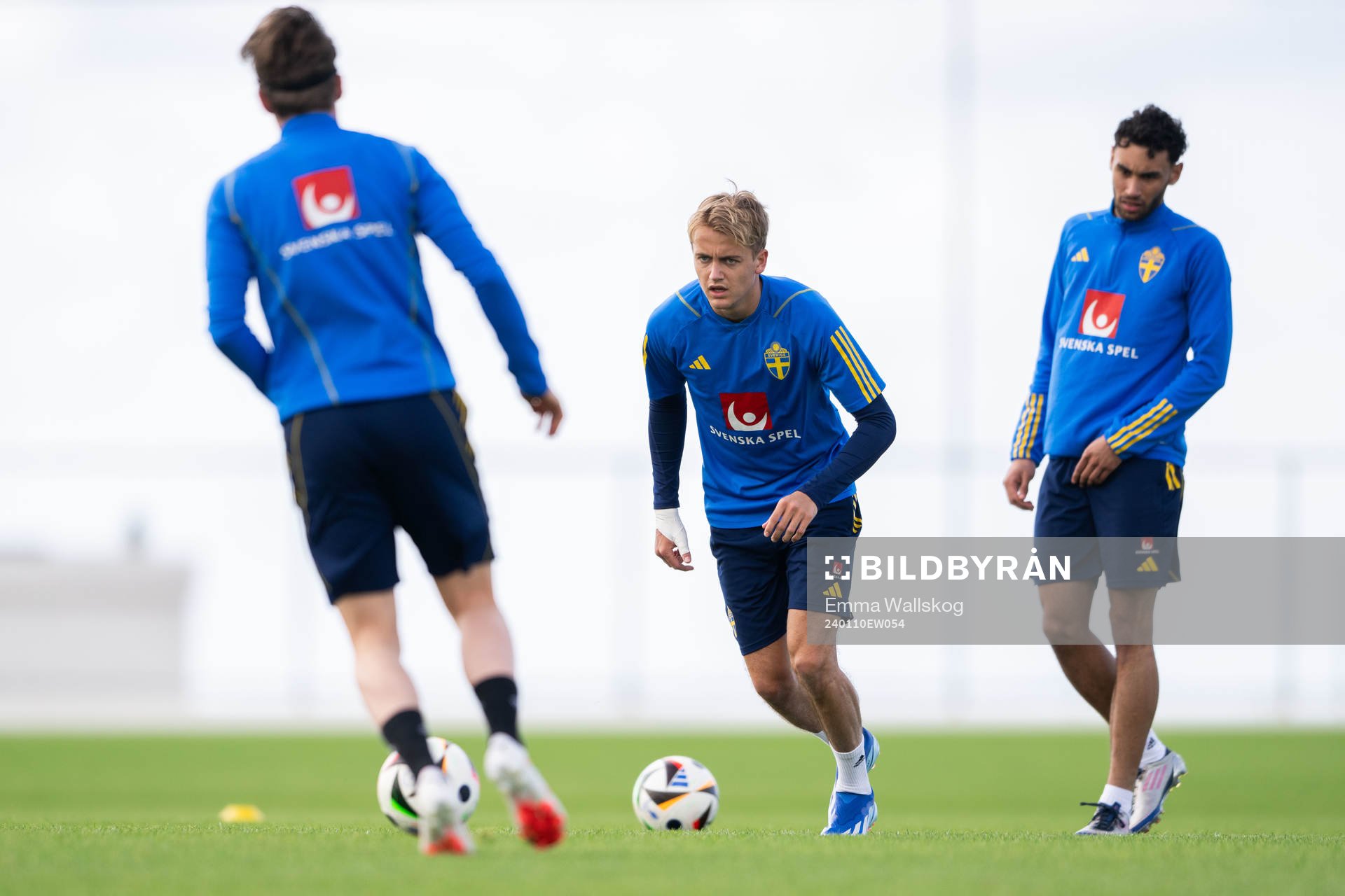 Oskar Fallenius of the Swedish men's football national team