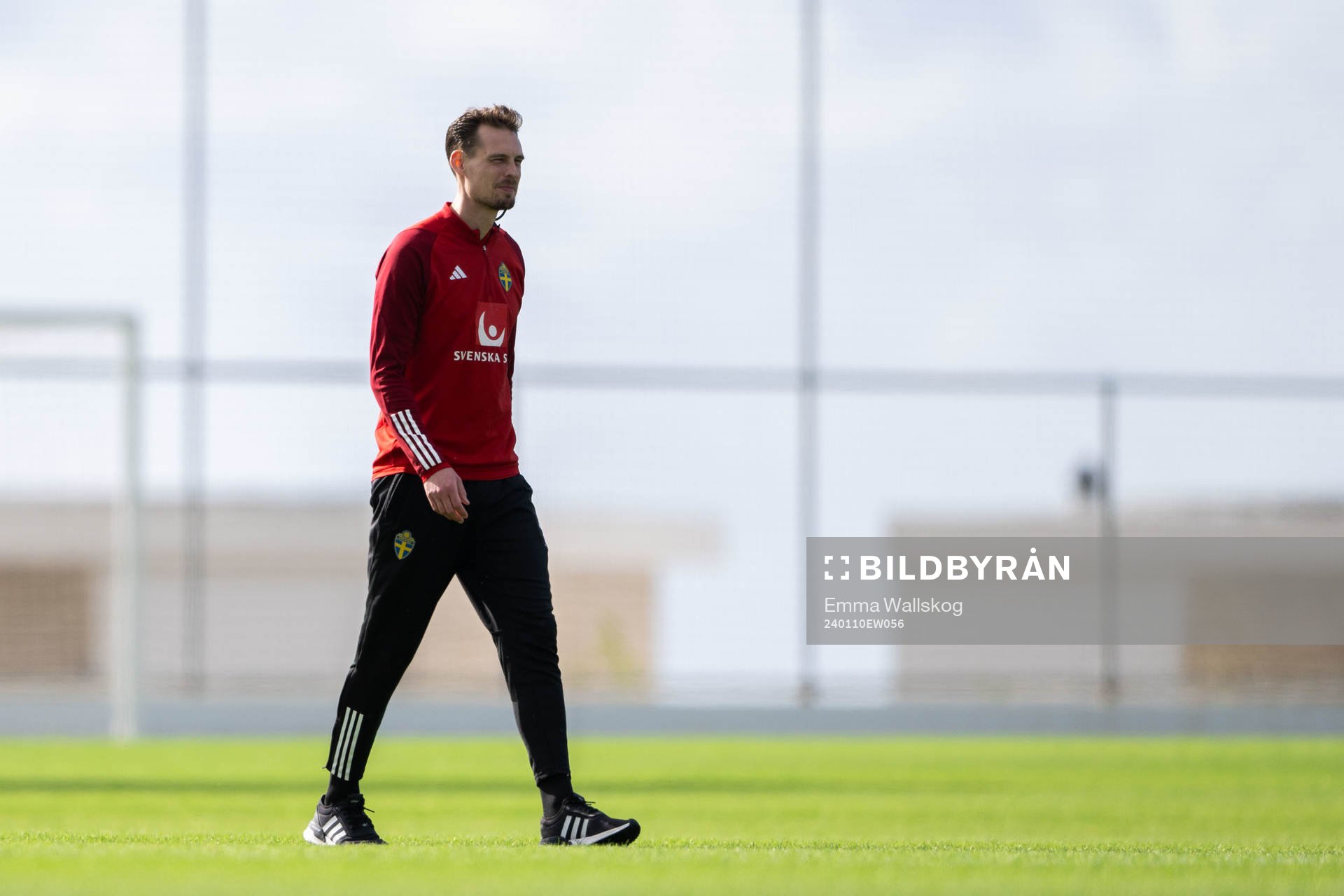 Interim coach Daniel Bäckström of the Swedish men's