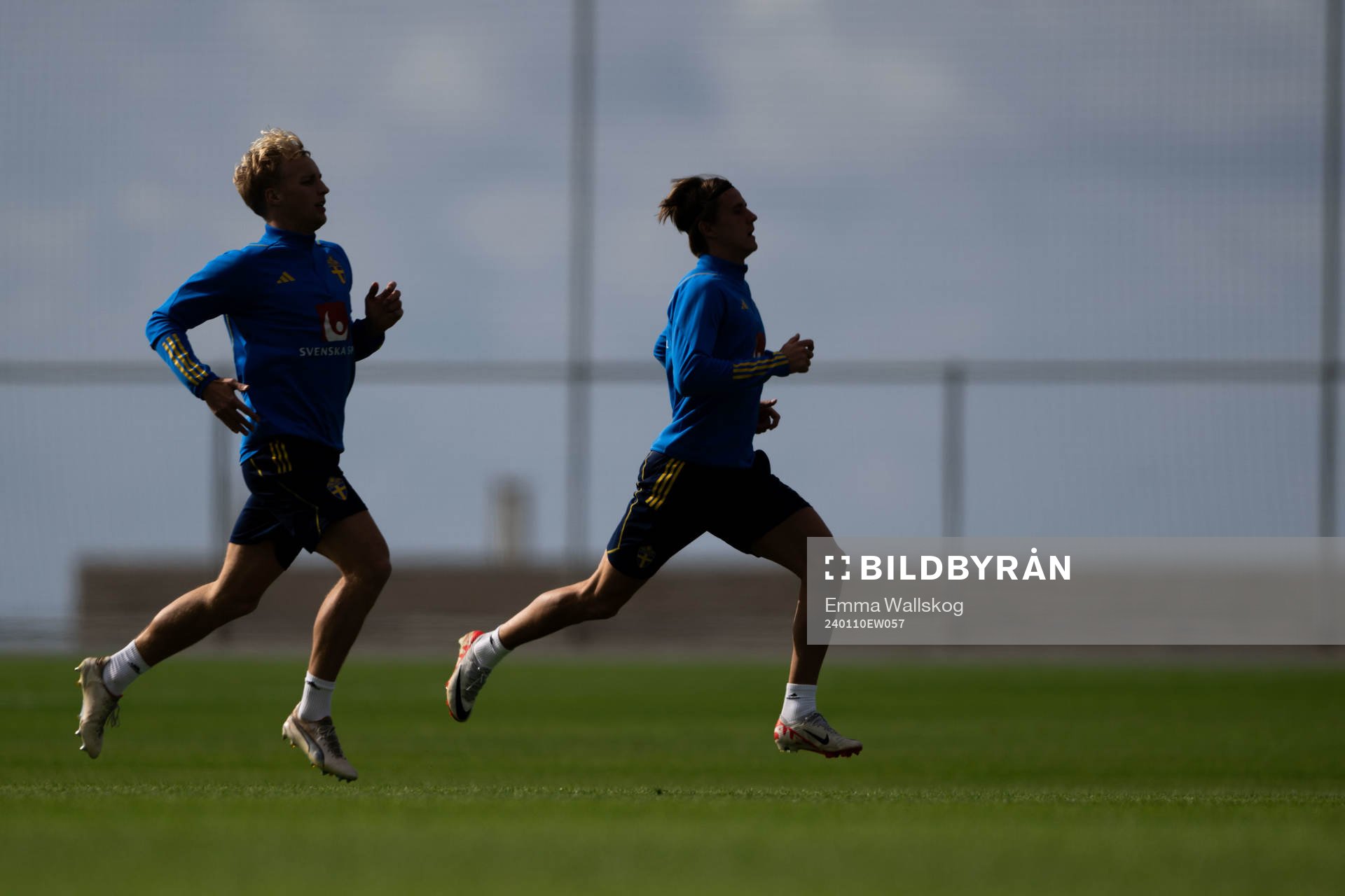 Victor Larsson and Erik Ahlstrand of the Swedish men's