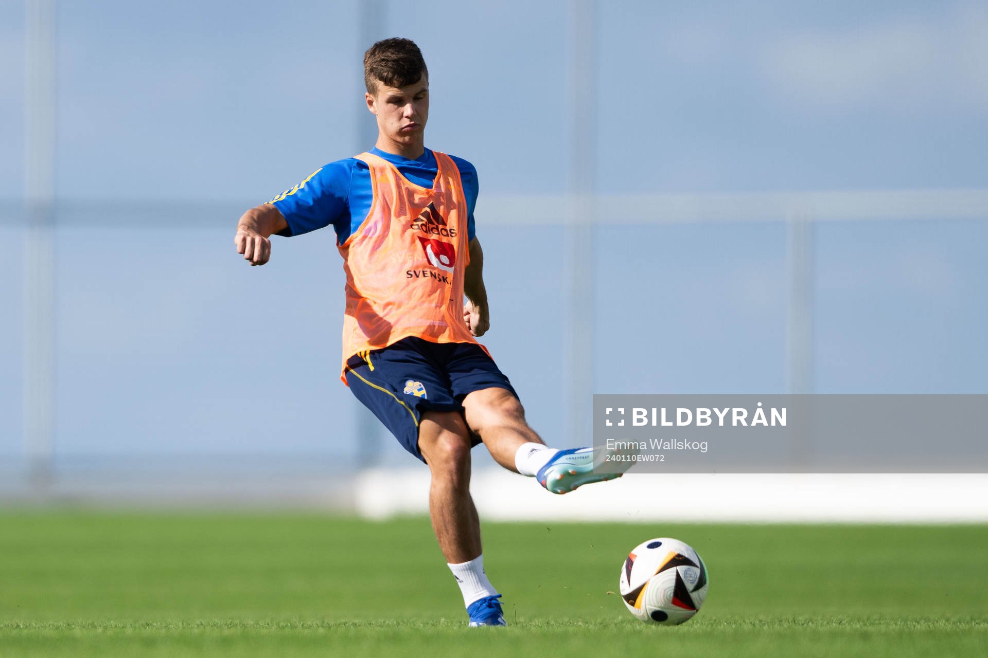 Samuel Dahl of the Swedish men's football national team at