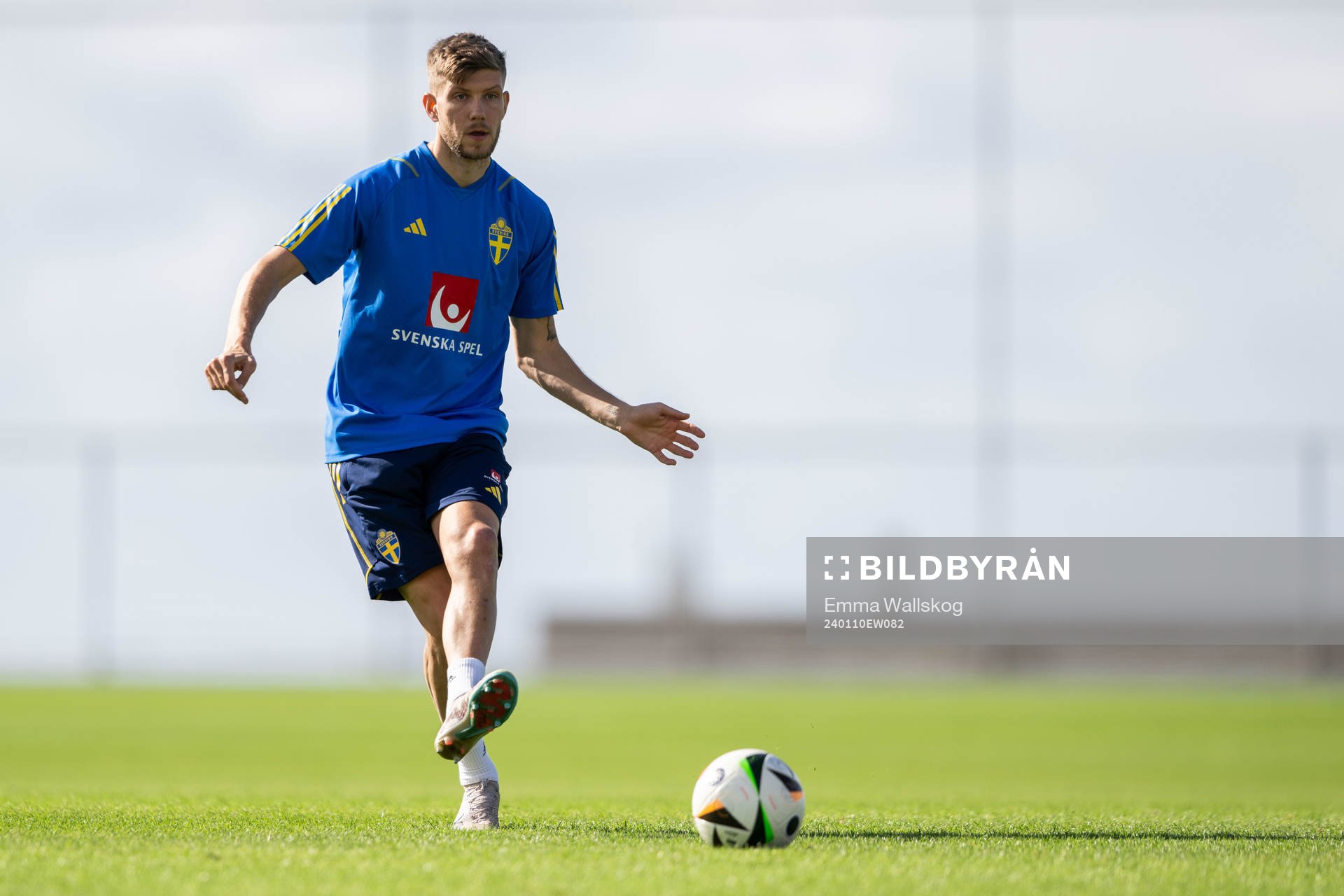Anton Salétros of the Swedish men's football national team
