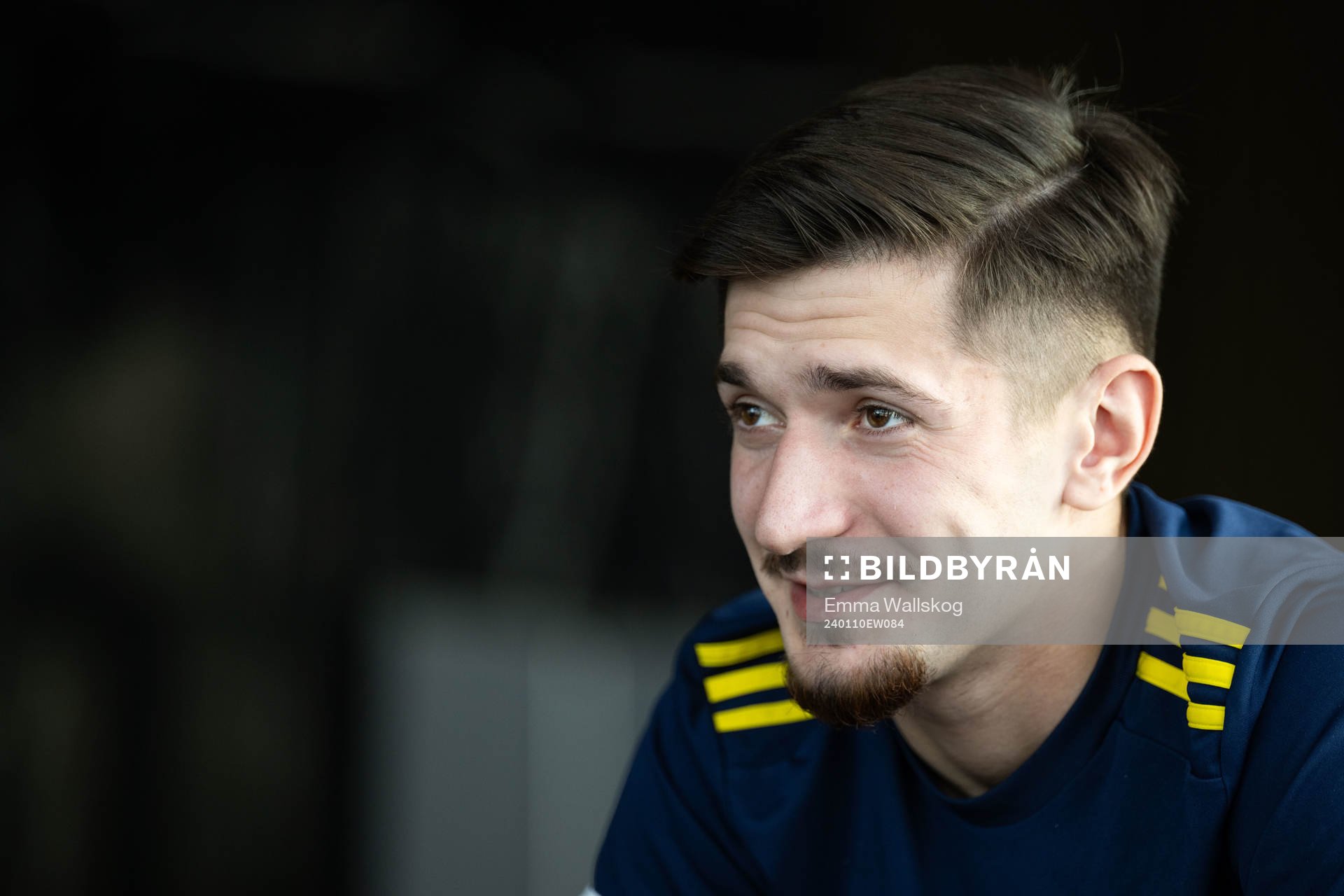 Armin Gigovic of the Swedish men's football national team
