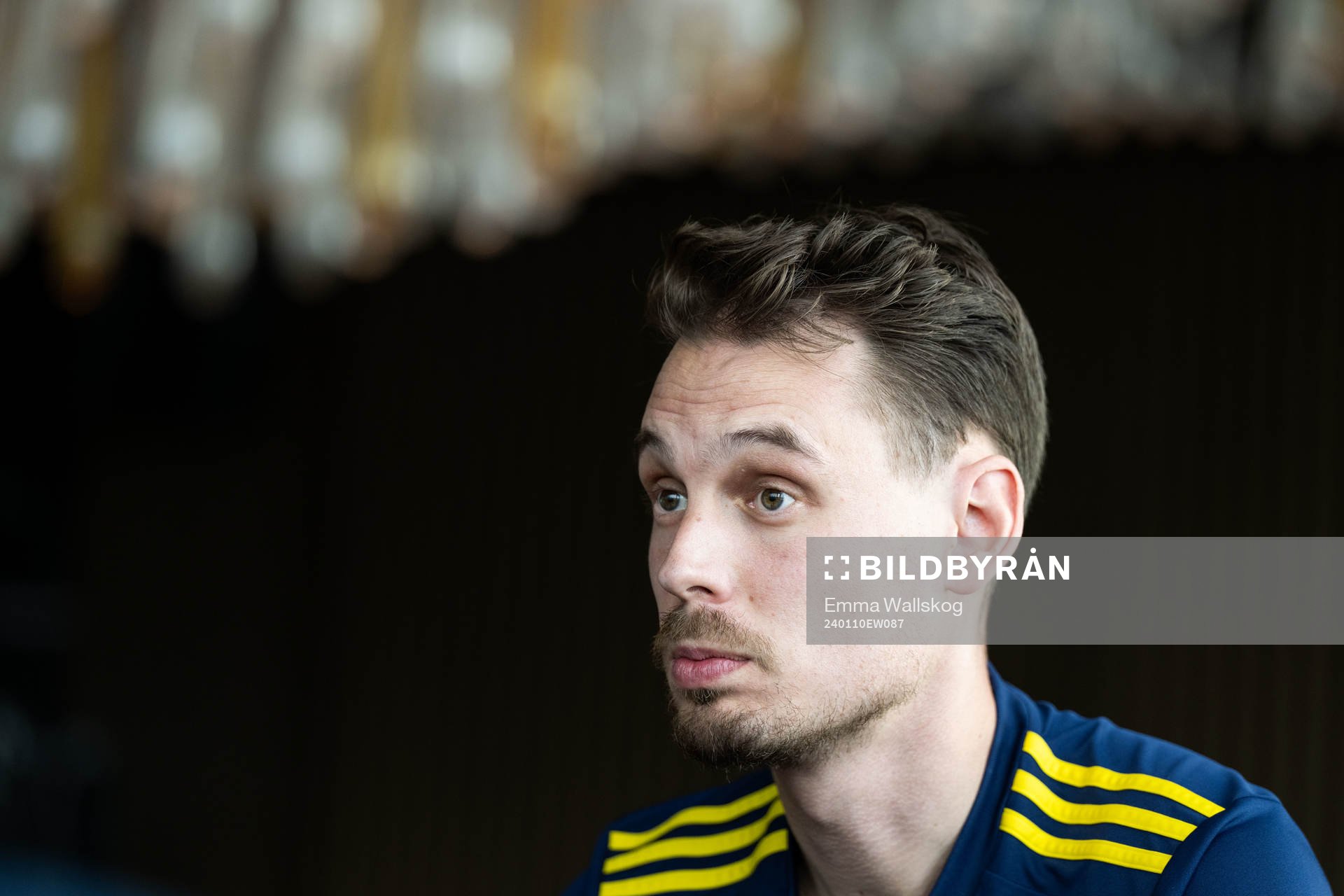 Interim coach Daniel Bäckström of the Swedish men's