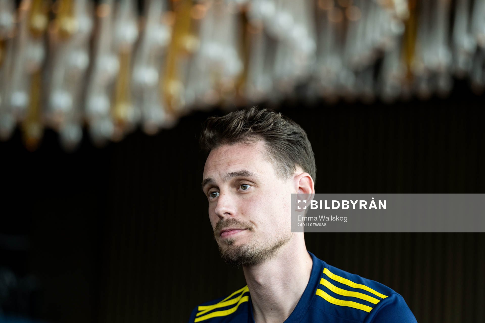 Interim coach Daniel Bäckström of the Swedish men's
