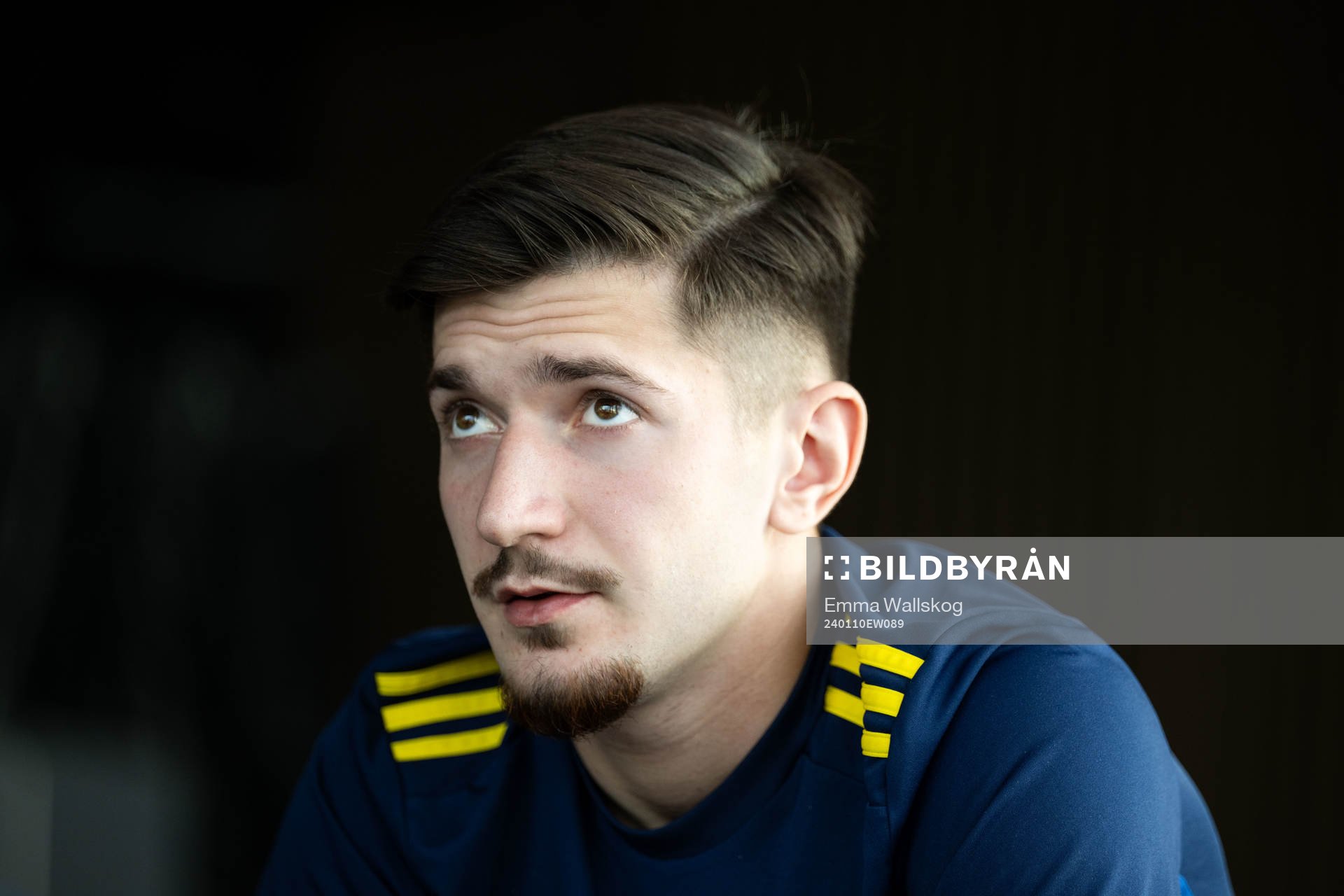 Armin Gigovic of the Swedish men's football national team