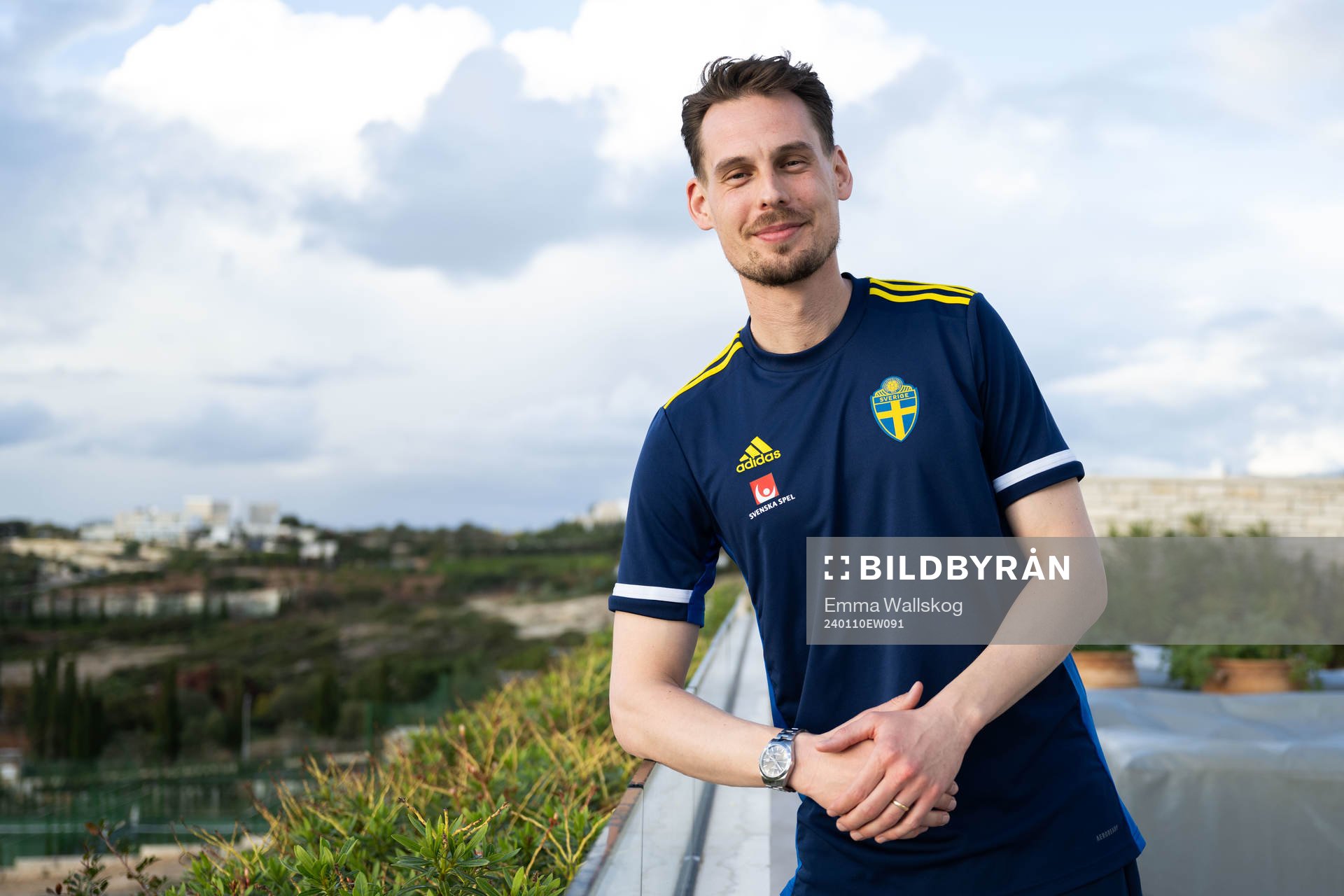 Interim coach Daniel Bäckström of the Swedish men's