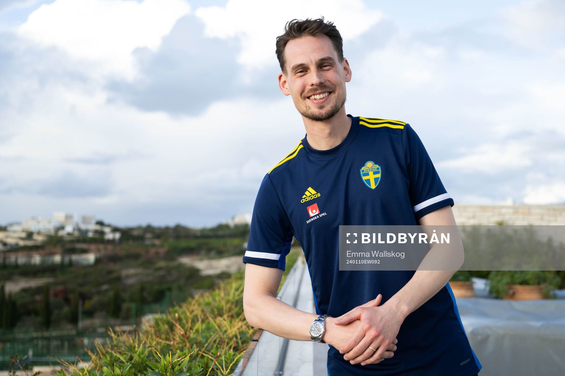 Interim coach Daniel Bäckström of the Swedish men's