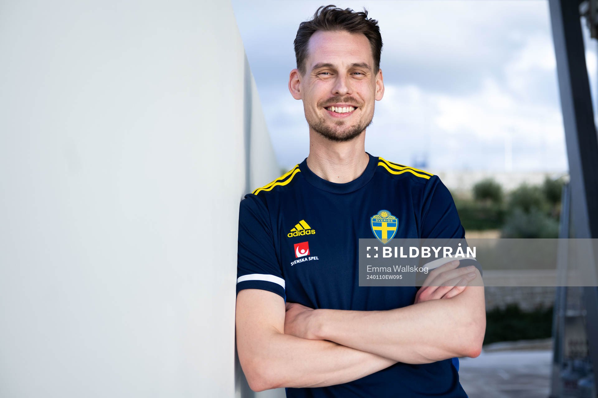 Interim coach Daniel Bäckström of the Swedish men's