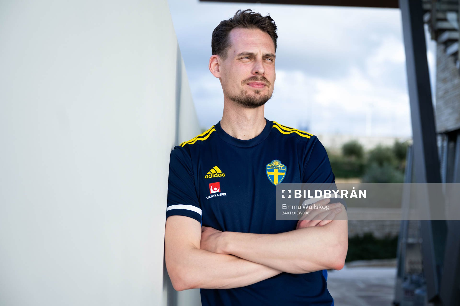 Interim coach Daniel Bäckström of the Swedish men's