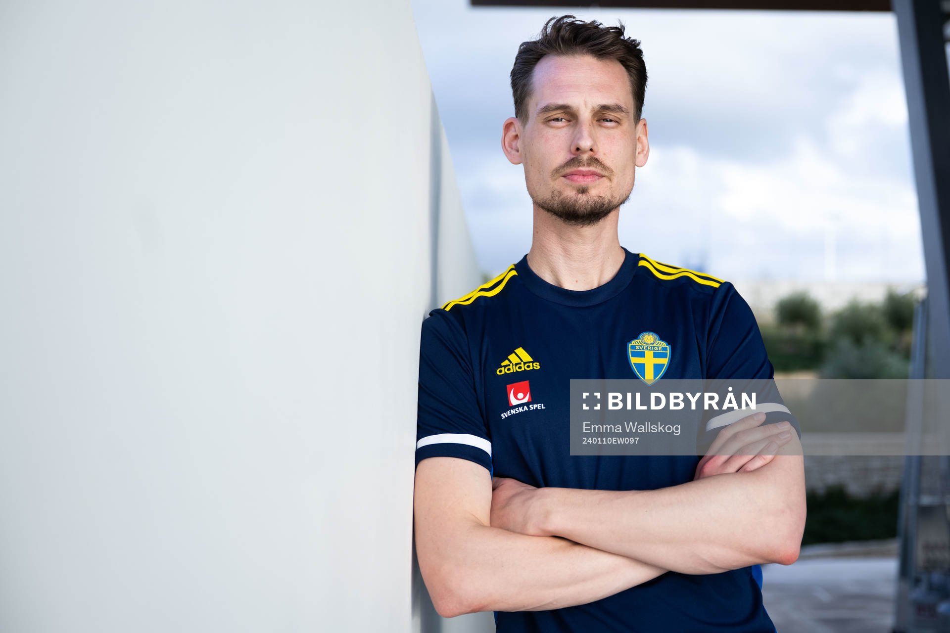 Interim coach Daniel Bäckström of the Swedish men's