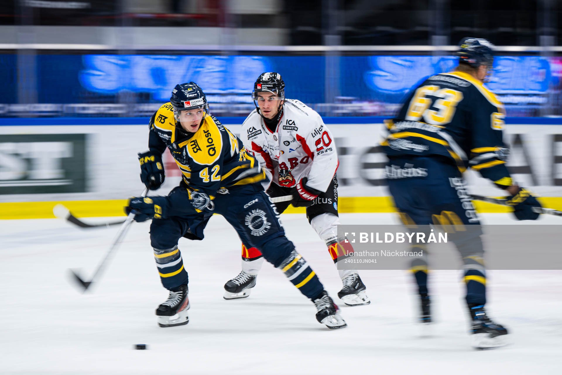 Södertäljes Ludvig Hedström och Nybros Juho Liuksiala