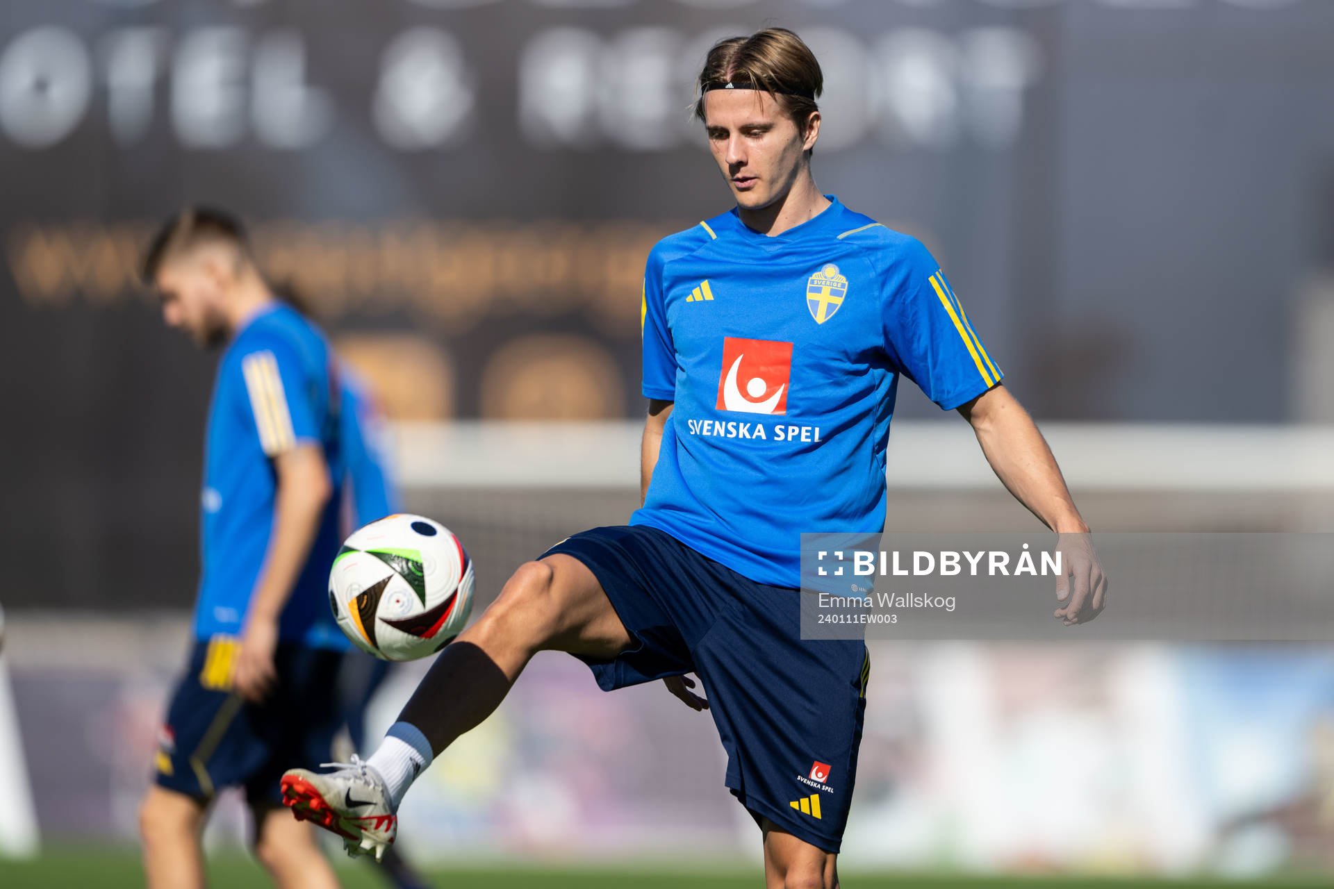 Erik Ahlstrand of the Swedish men's football national team