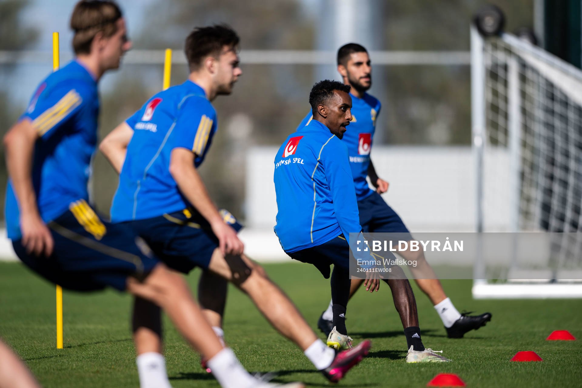 Taha Ali of the Swedish men's football national team at a