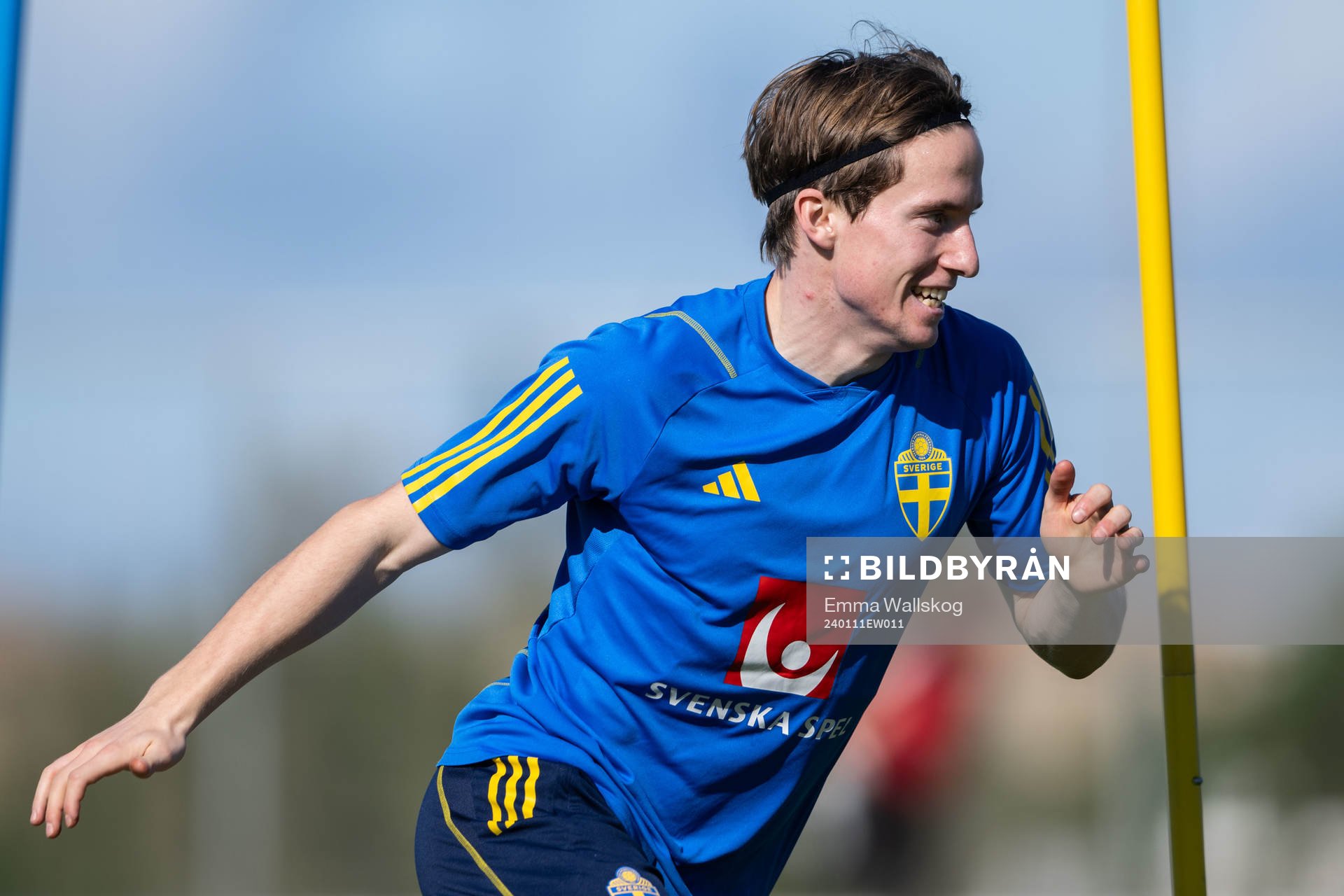 Johan Karlsson of the Swedish men's football national team