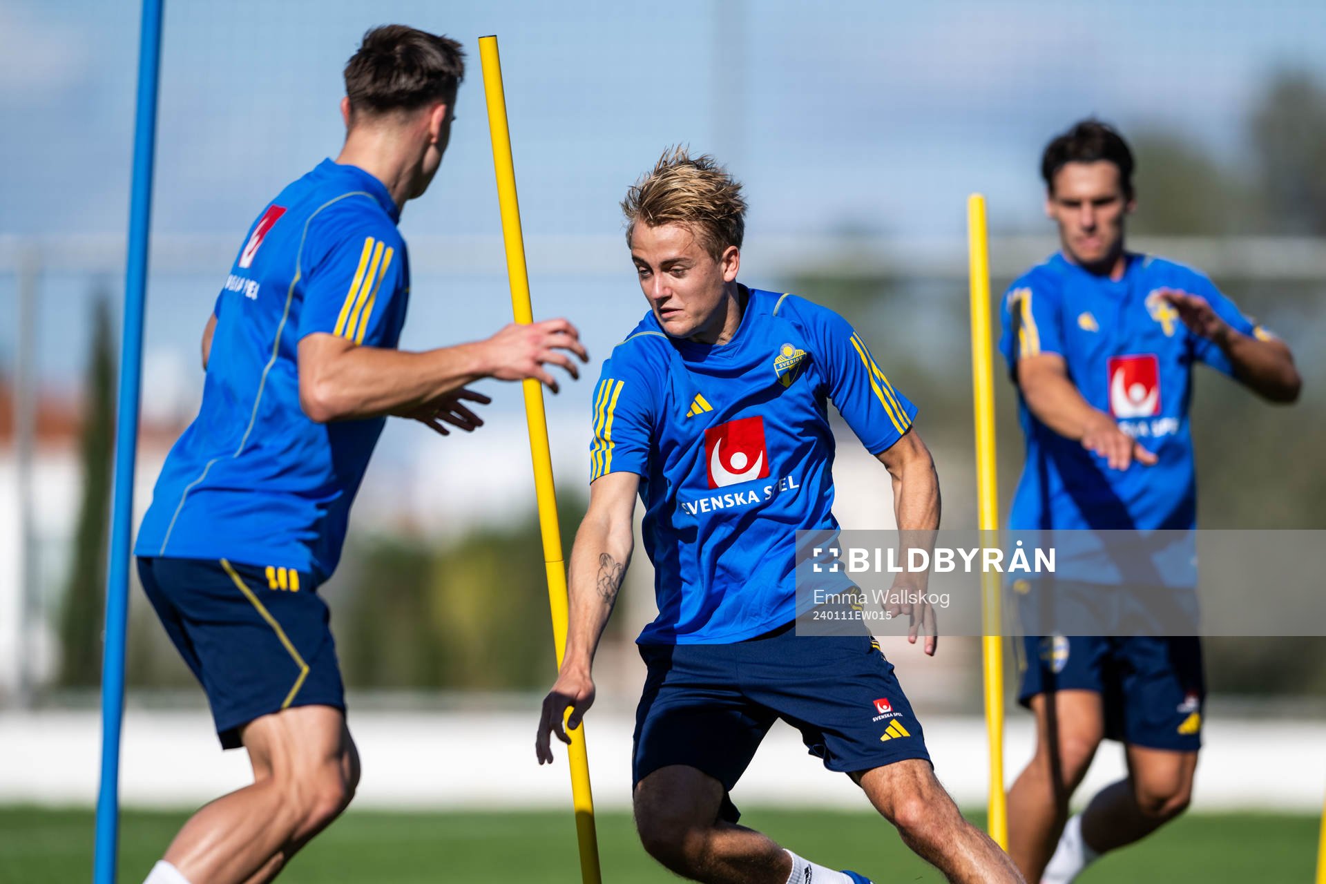 Oskar Fallenius of the Swedish men's football national team