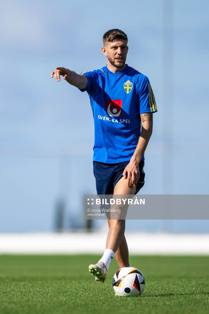 Anton Salétros of the Swedish men's football national team