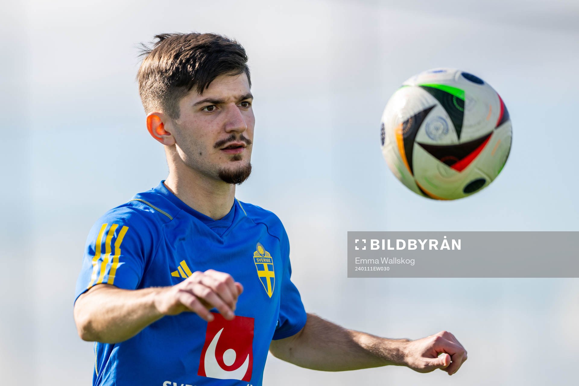 Armin Gigovic of the Swedish men's football national team